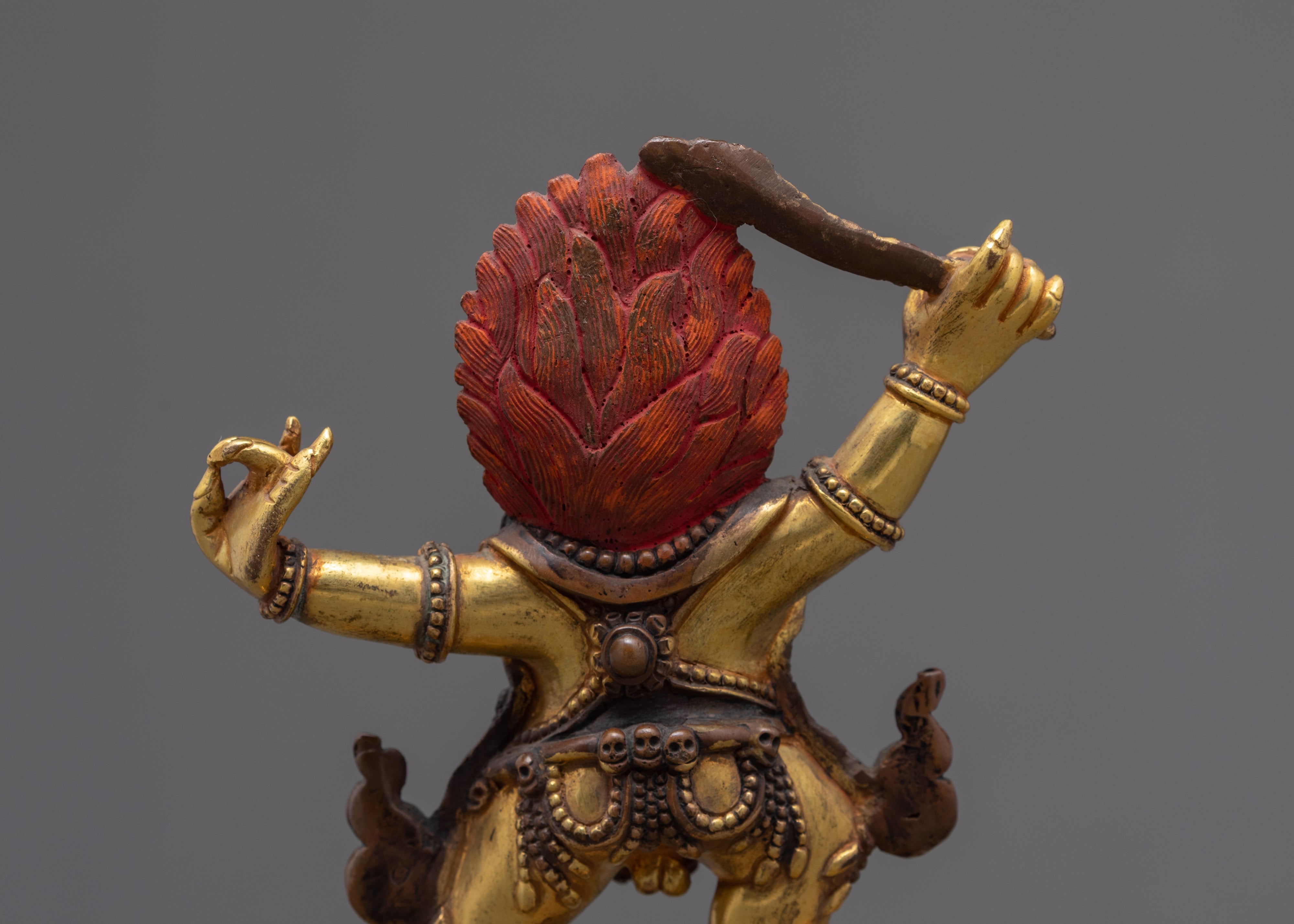 20 Years Old Yama Dharmaraja Buddha Figurine | Mini Statues