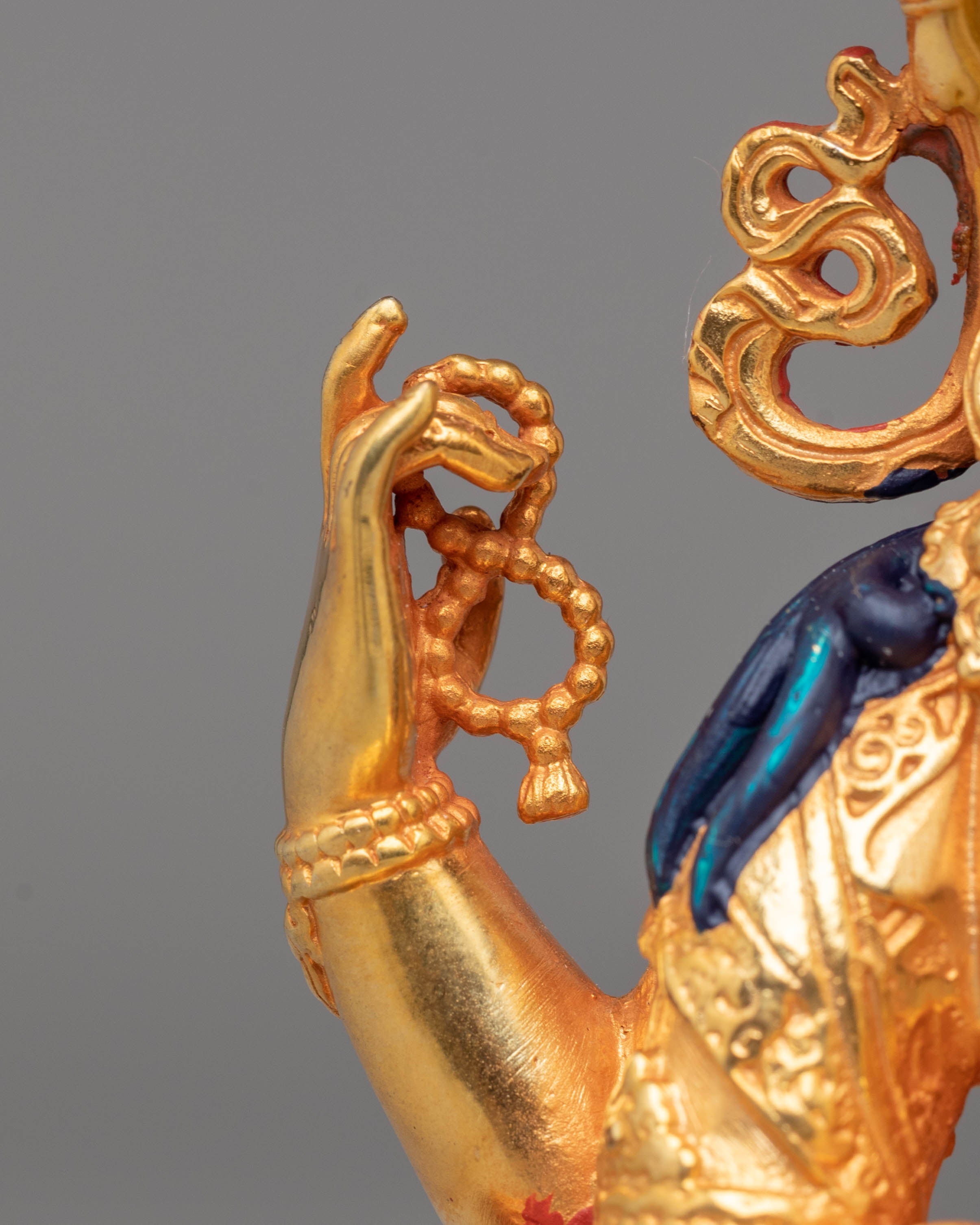 Buddhist Chenrezig Compassion Statue | Tibetan Avalokiteshvara Deity