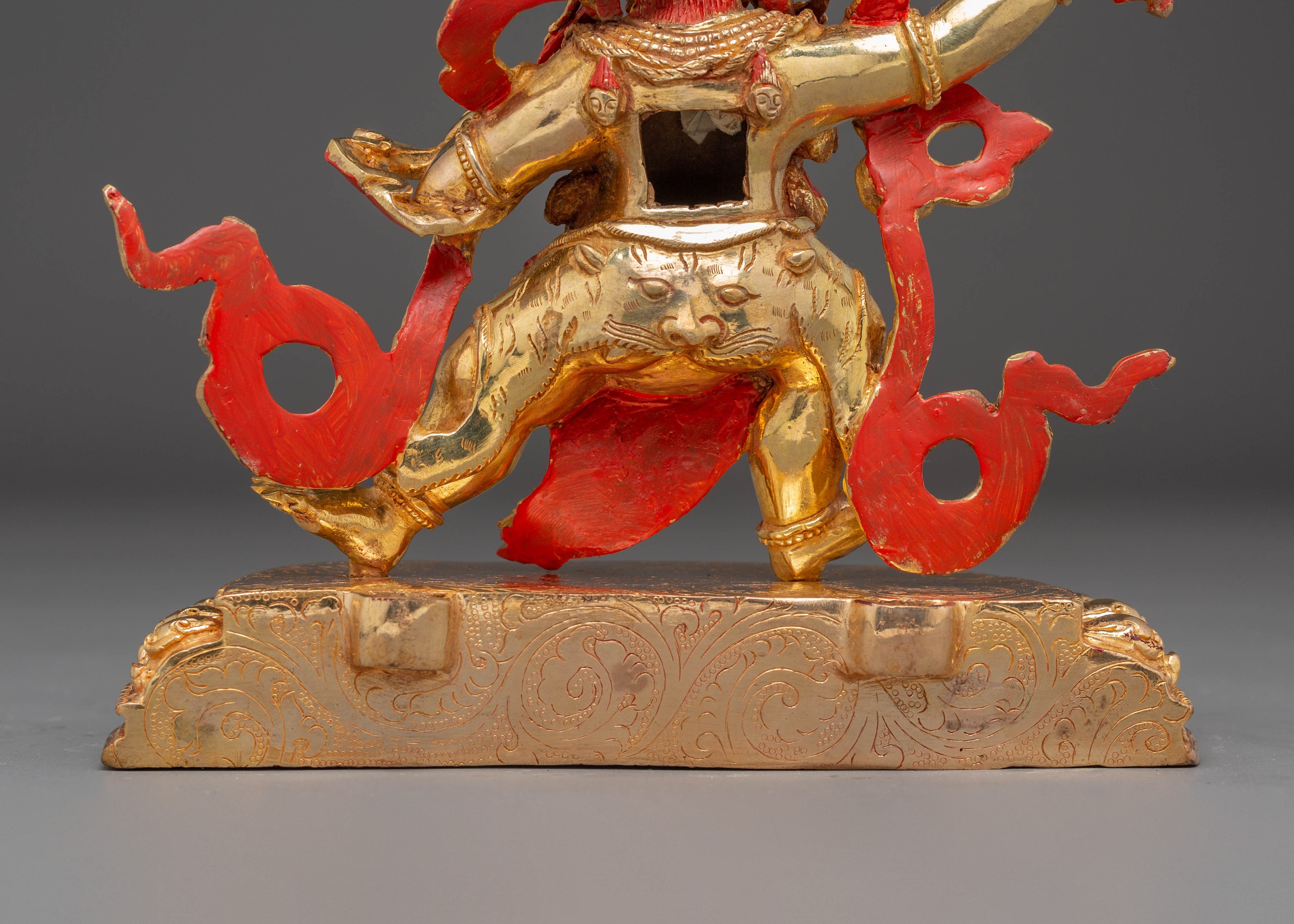 Wrathful Black Manjushri Statue | Tibetan Buddhist Deity of Wisdom