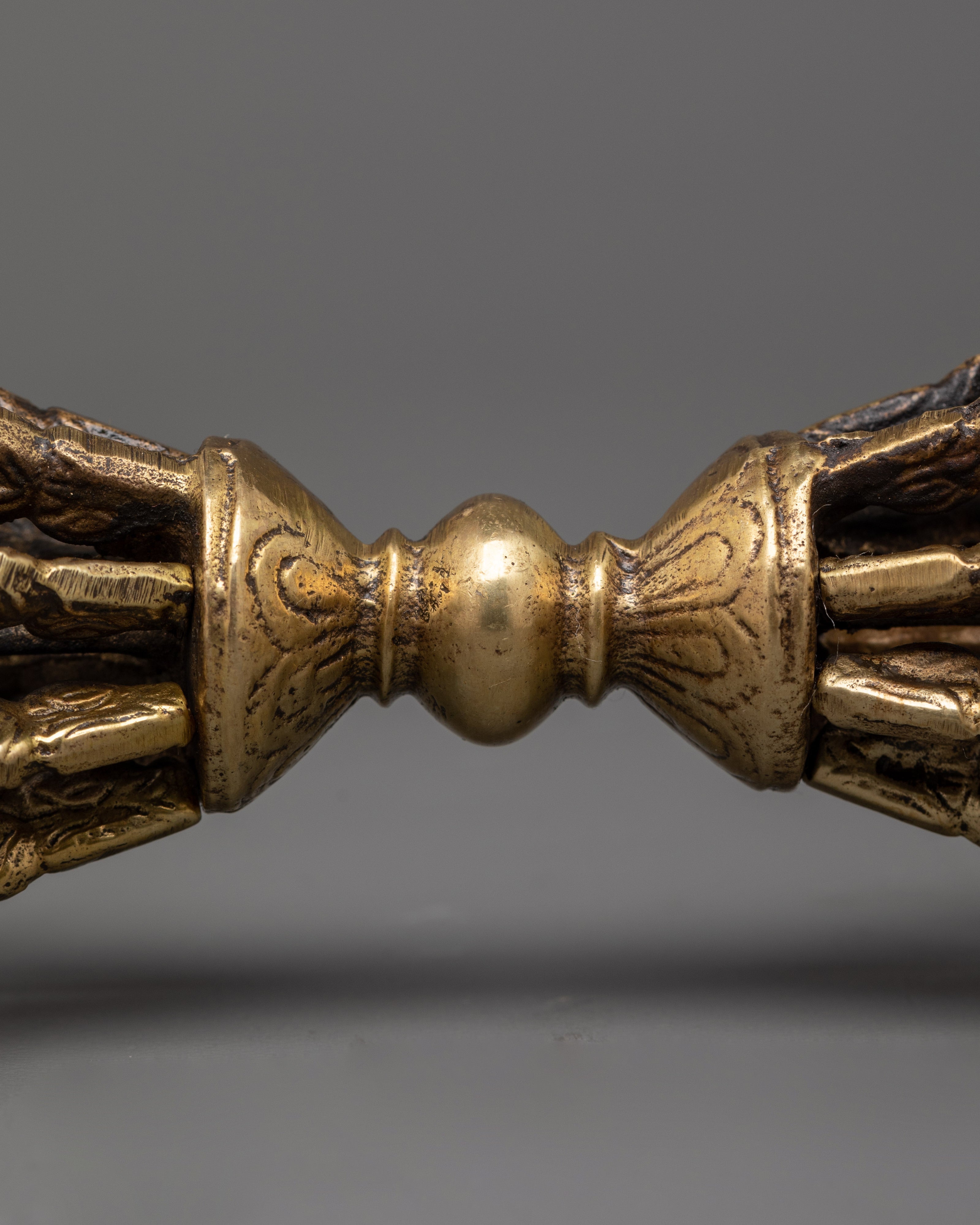 Brass Vajra Dorje | Handcrafted Enlightenment Artifact