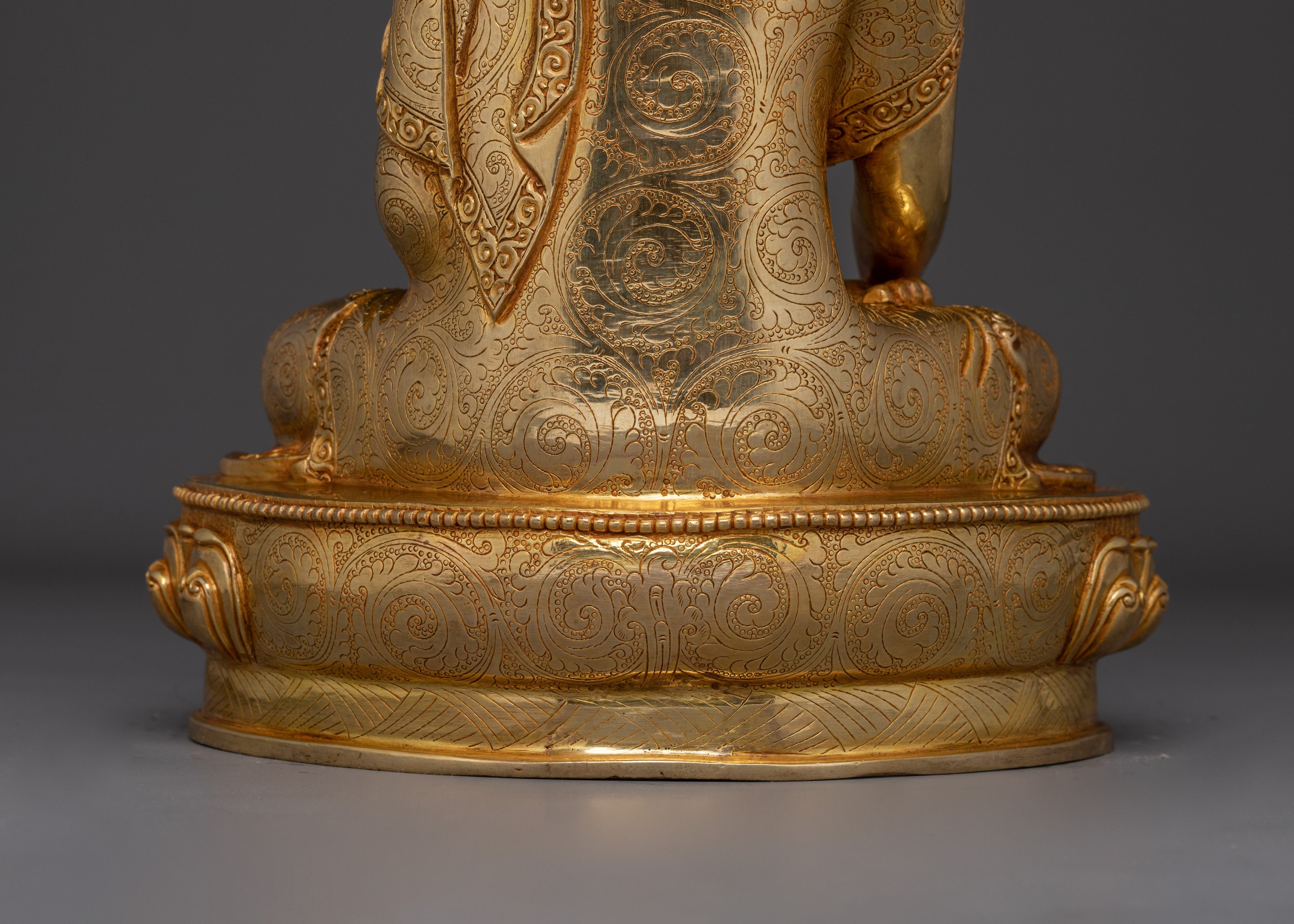 Shakyamuni Buddha Copper Statue for Meditation | Enlightened Buddha for Meditation