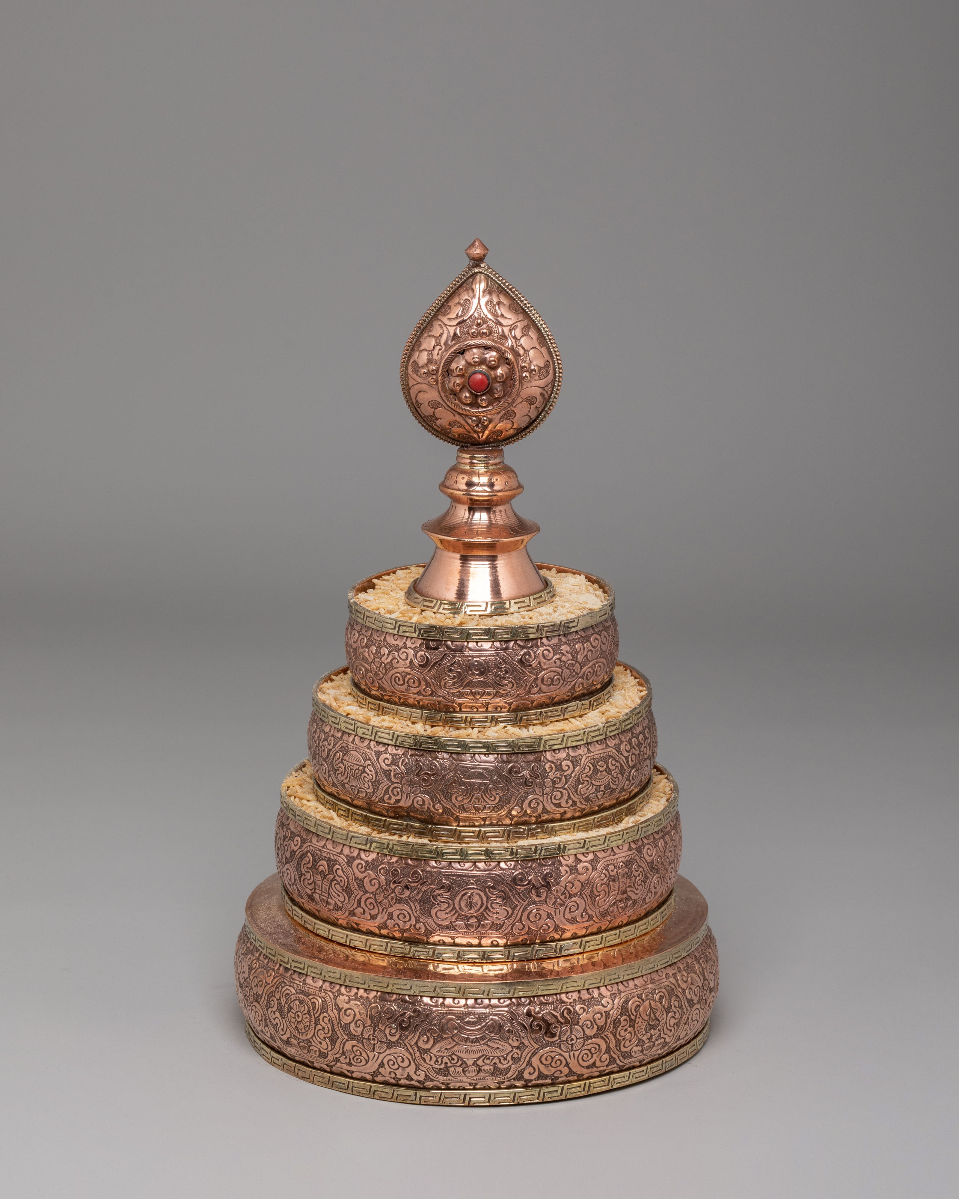 Tibetan Mandala for Sacred Offerings | Spiritual Decor
