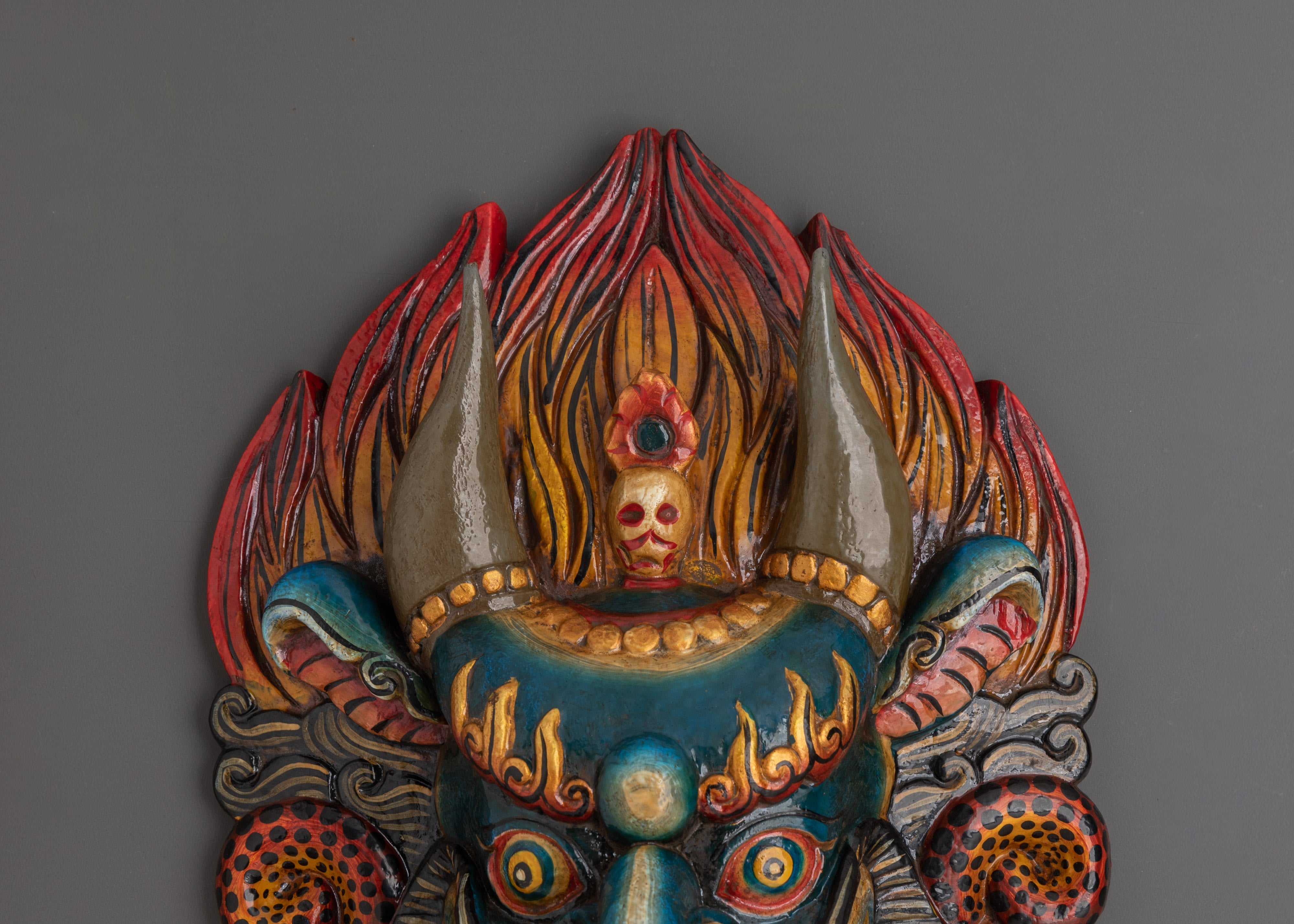 Fierce Expression Wall Mask | For Sacred Spaces