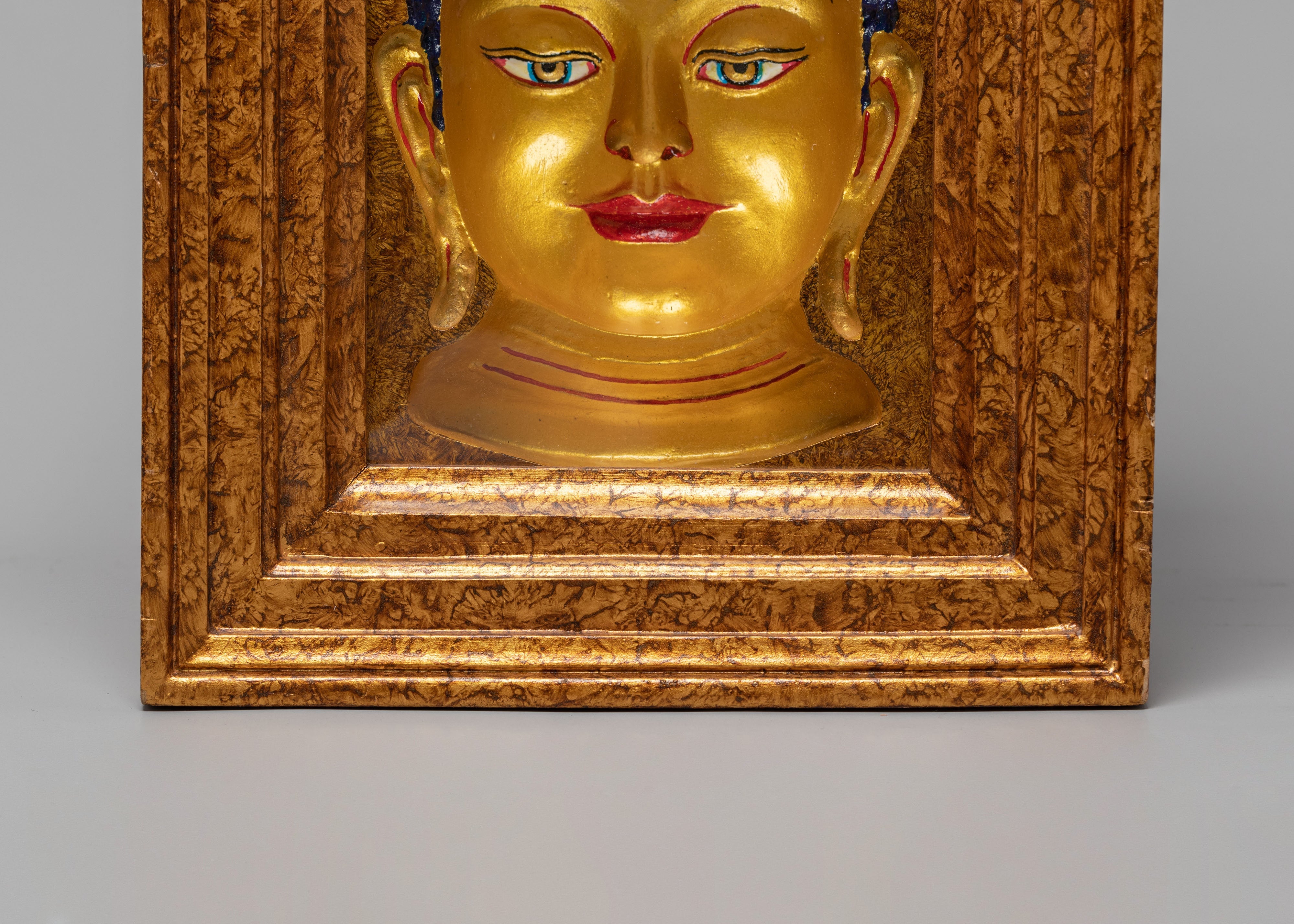 Handcrafted Buddha Head Wall Hanging | Path to Enlightenment