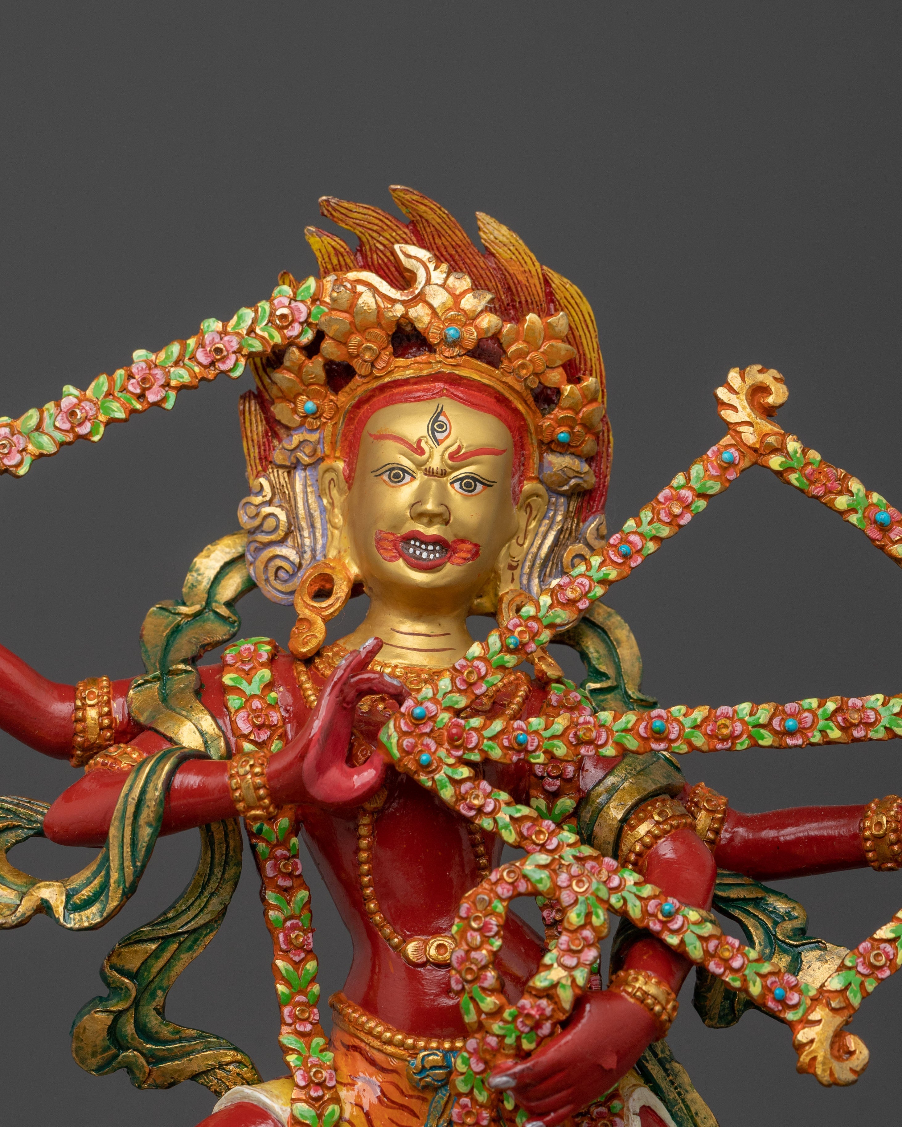 Sacred Kurukulla Statue | Tibetan Dakini Figure