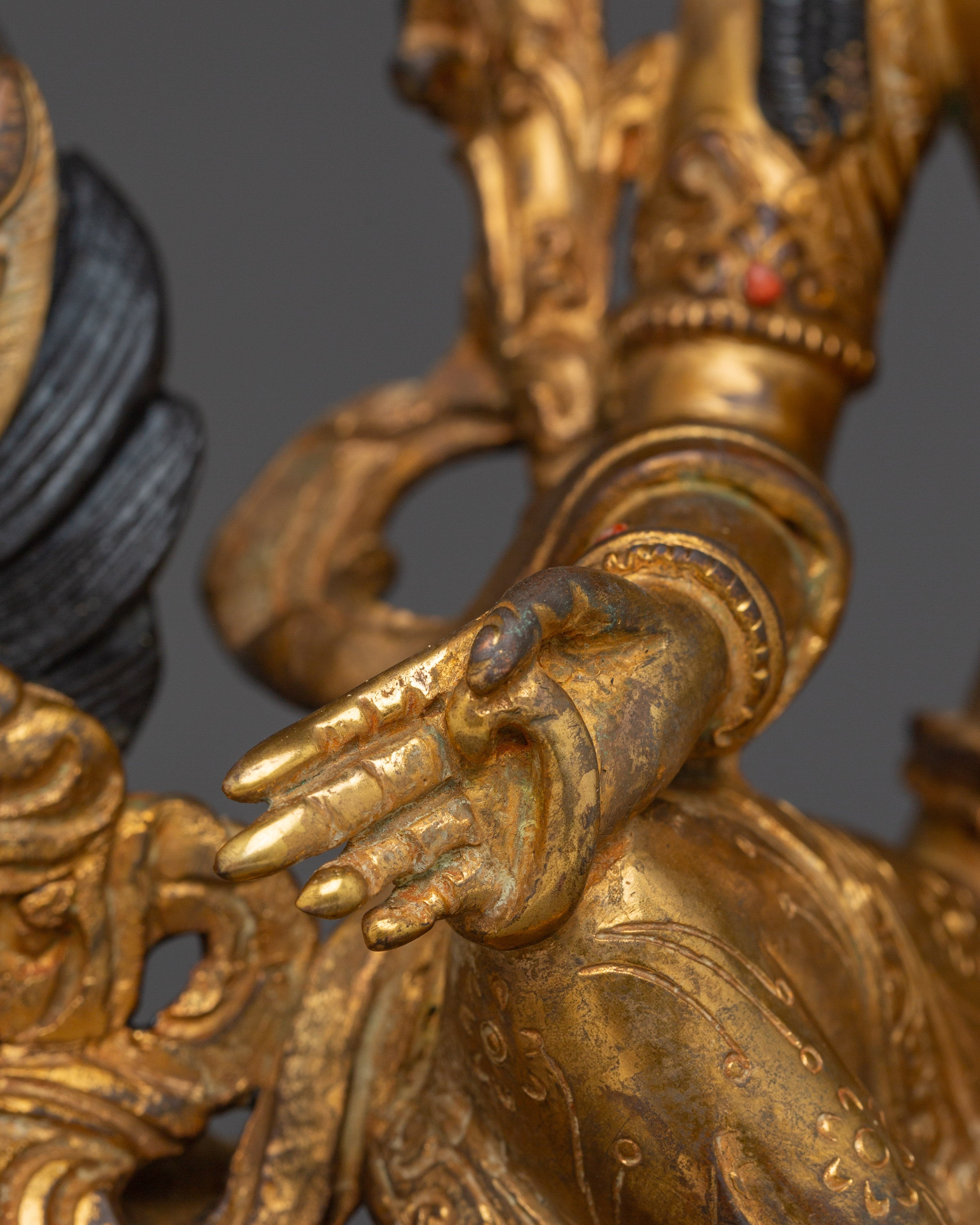 Divine Feminine Green Tara Goddess Sculpture | Symbol of Compassion & Healing Energy