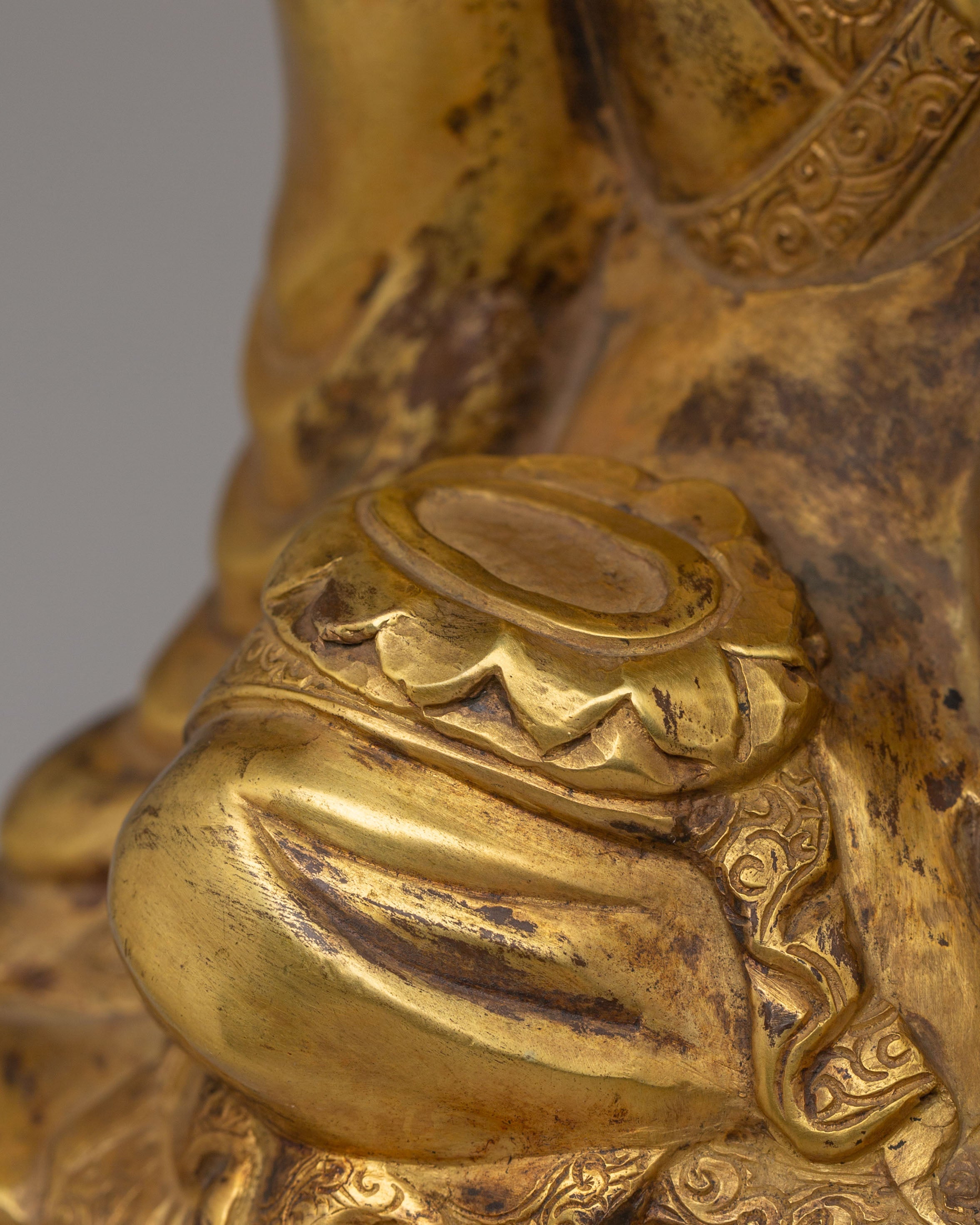 Tibetan Buddhist Kshitigarbha Statue | Symbol of Compassion