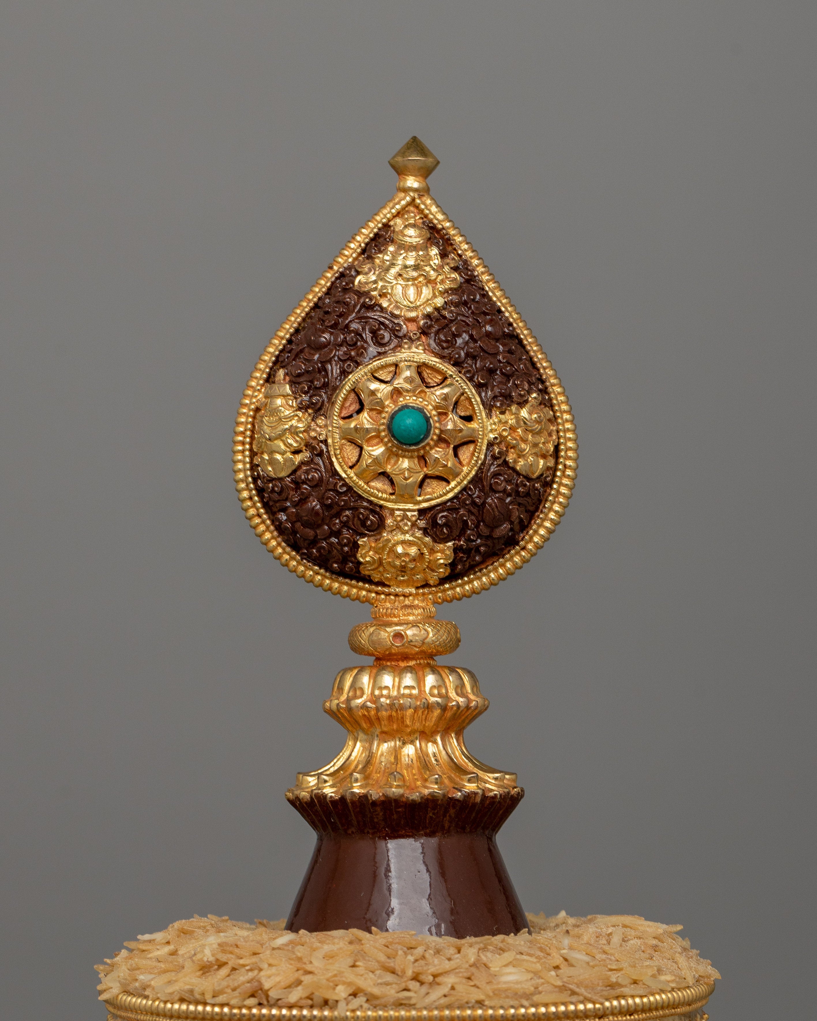 Tibetan Ritual Offering Mandala Set | Vajrayana Buddhism Artwork