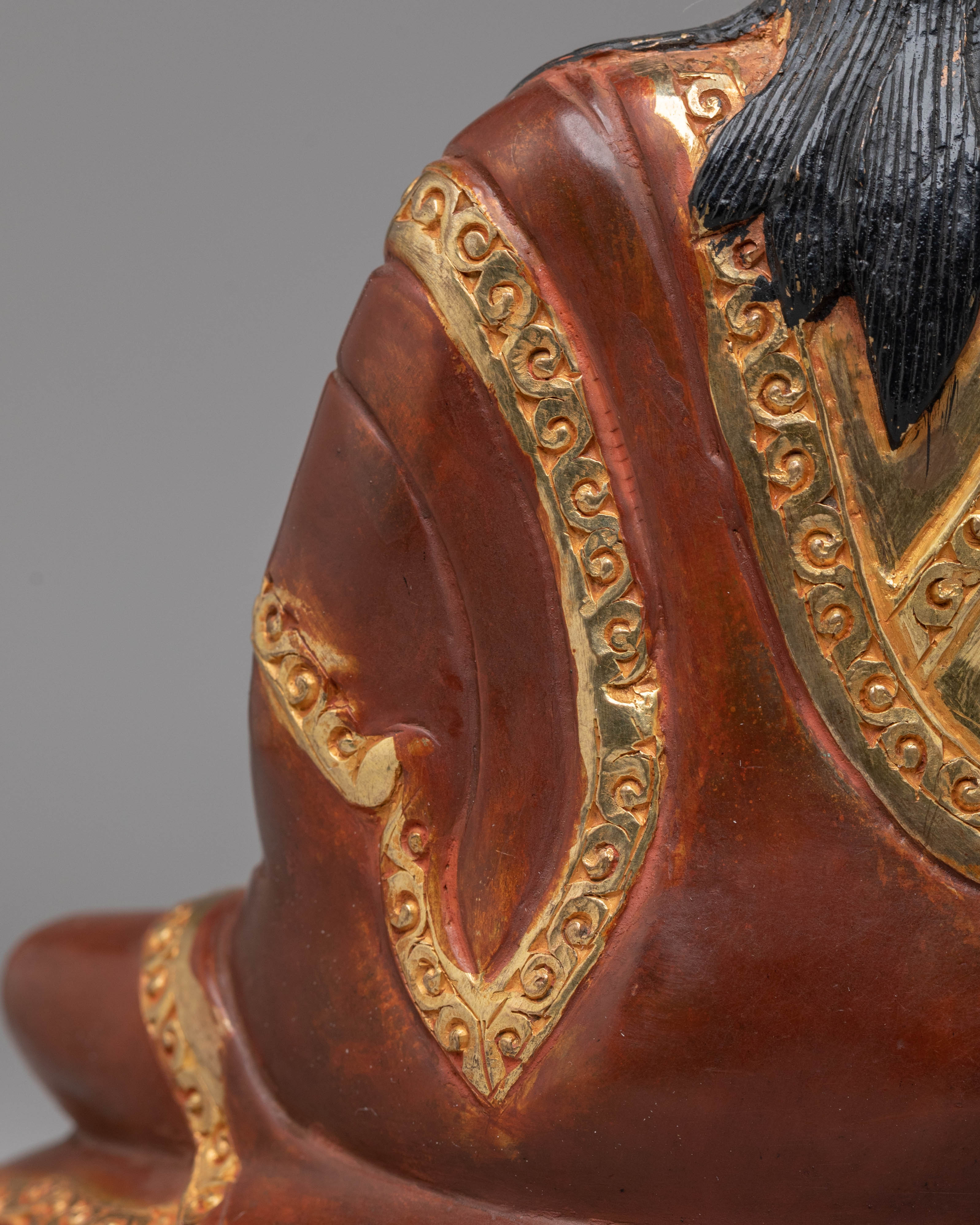 Handcrafted Milerepa Buddhist Statue | Spiritual Tibetan Artwork