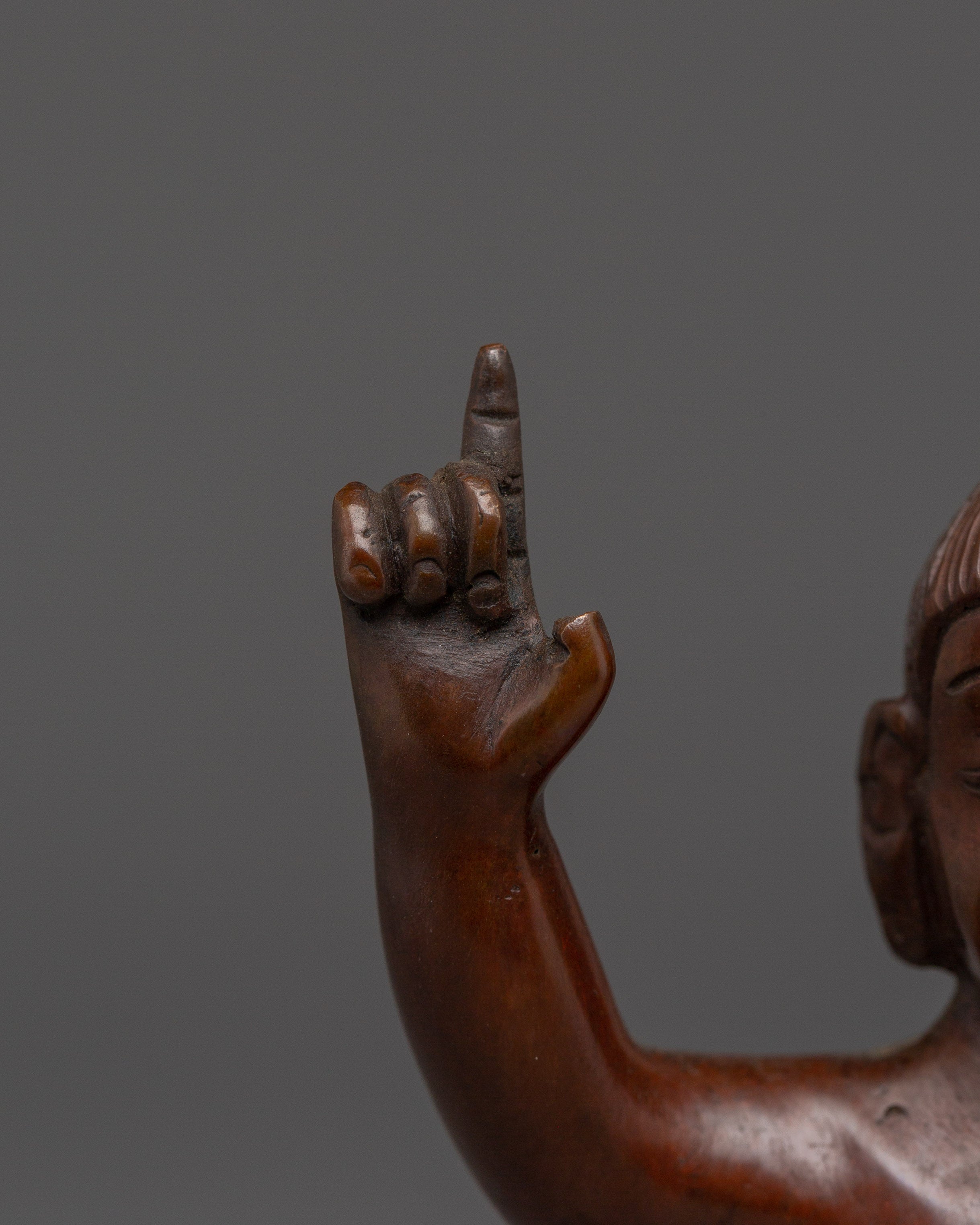 Elegant Little Buddha Statue | Handcrafted Buddhist Sculpture for Peace & Serenity