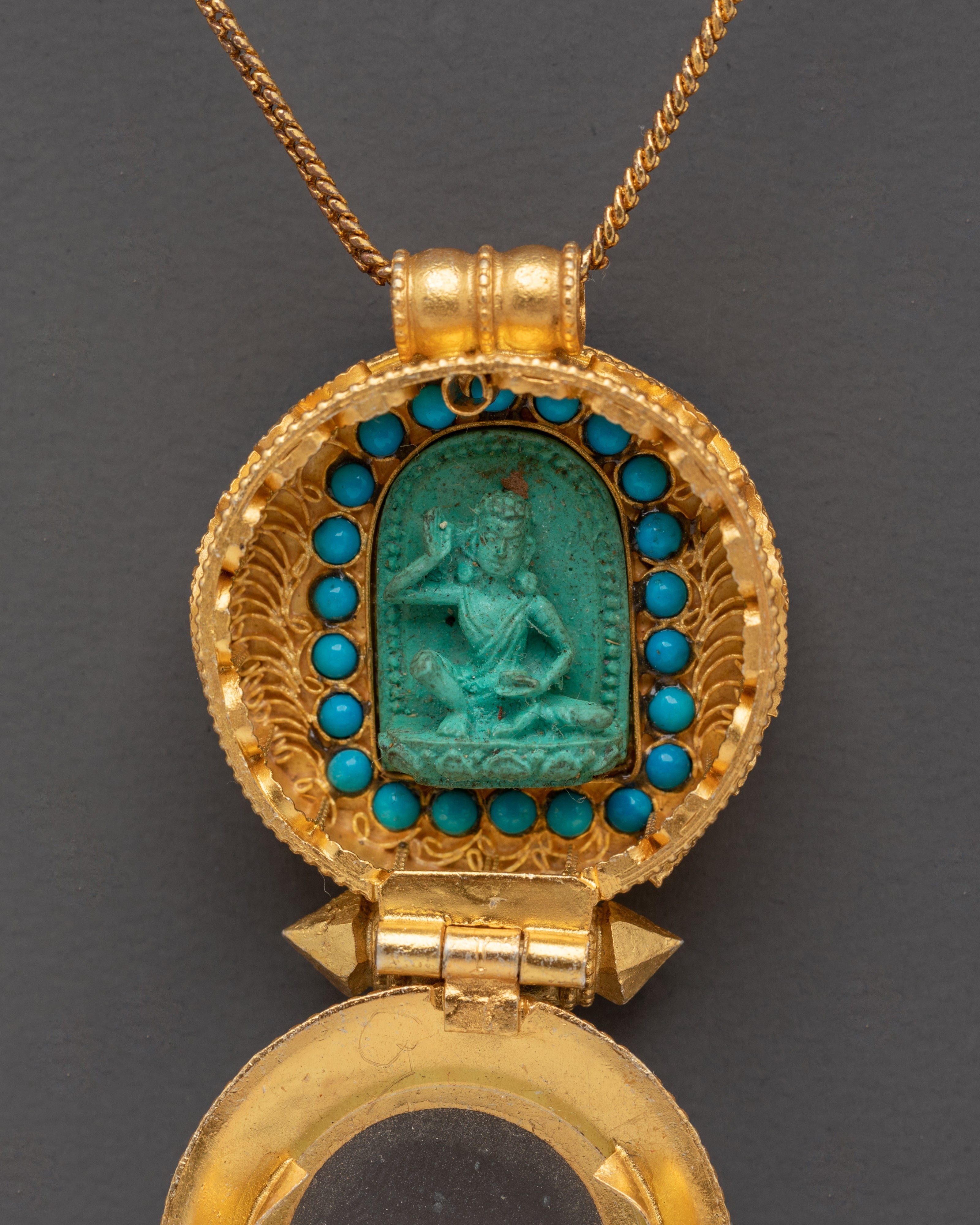 Prayer Box Necklace | Ghau Pendant
