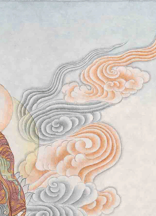 Buddha Thangka Print | Peaceful Traditional Home Decor