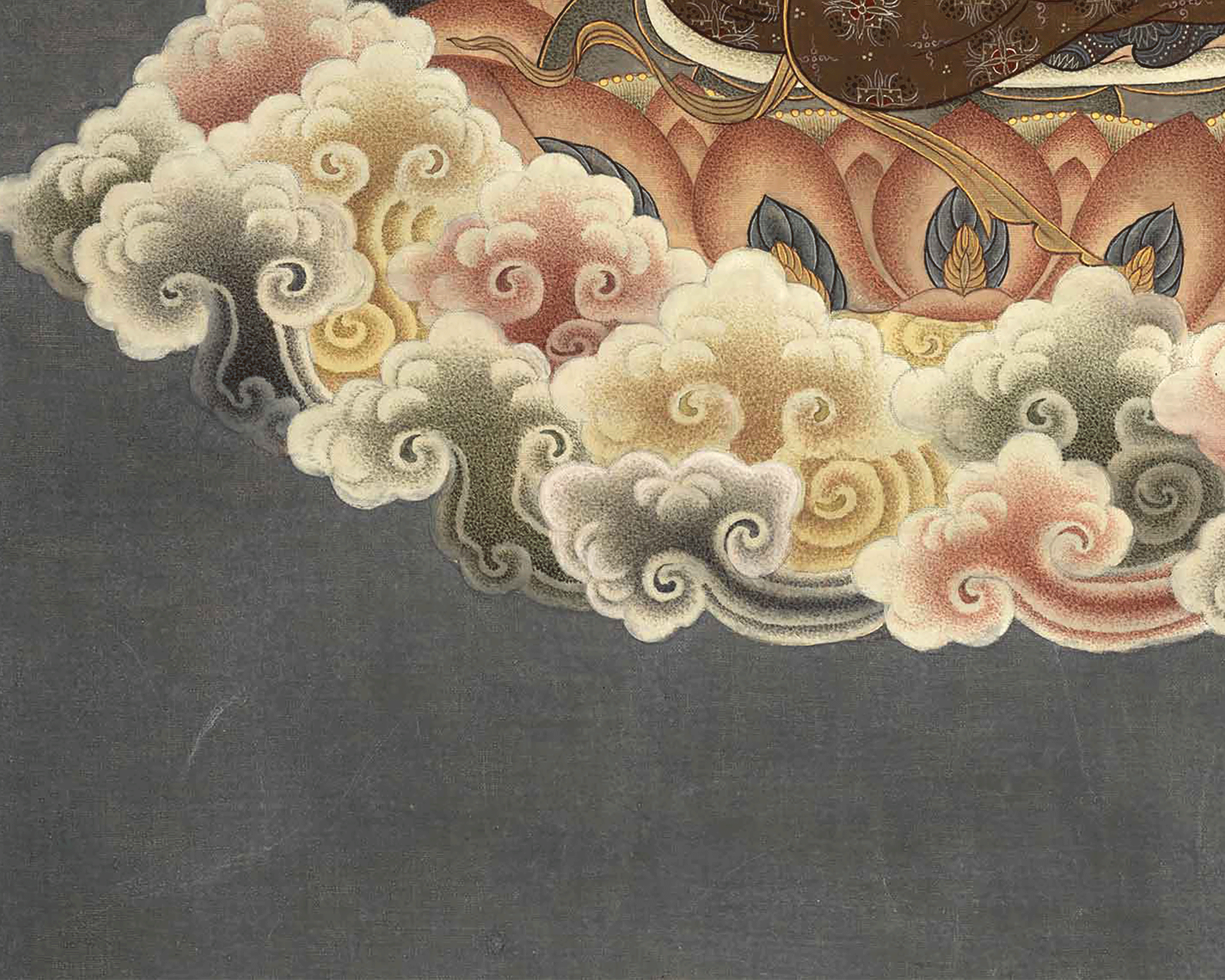 Bodhisattva Thangka Print | Traditional Buddhist Art