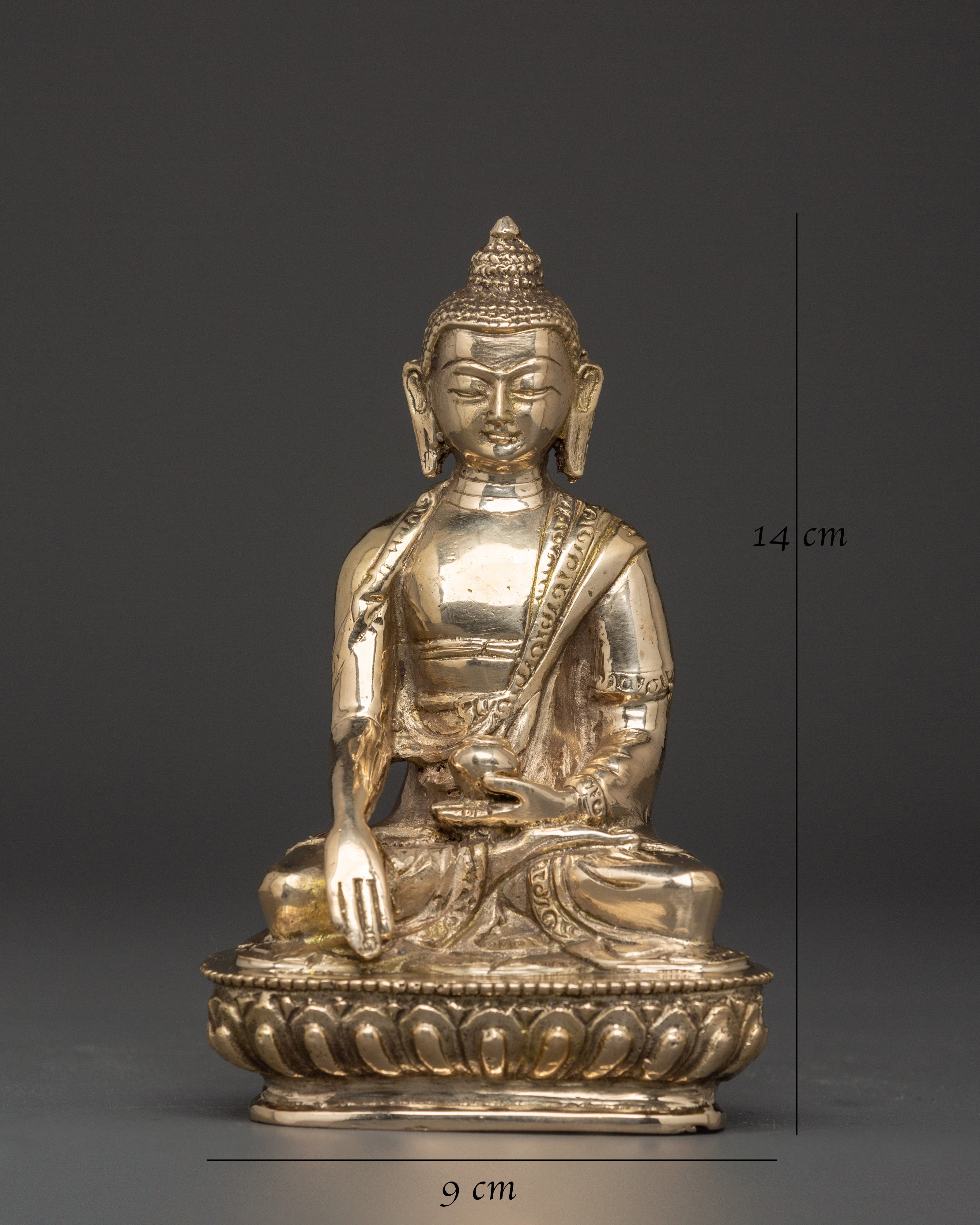 Historical Shakyamuni Buddha Statue | Traditional Brass Sculpture