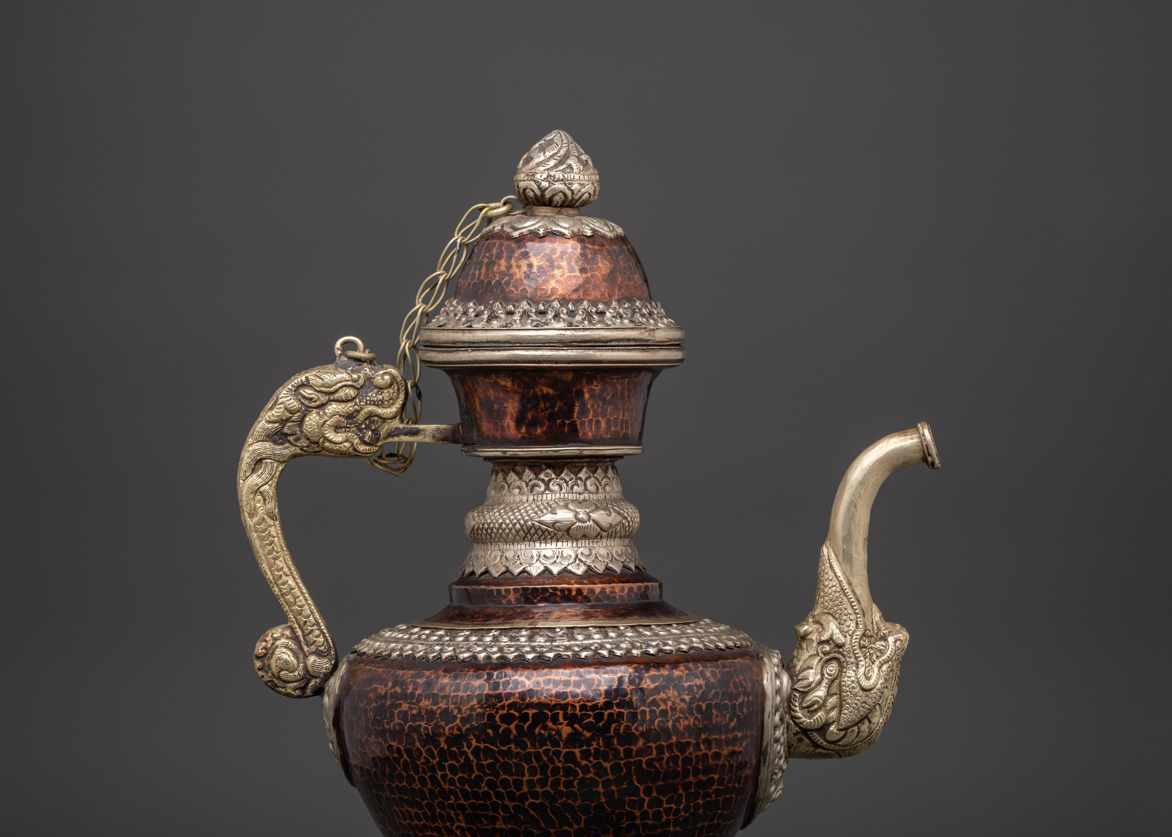 Traditional Handmade Tea Pot | Antique-Style Spiritual Decor