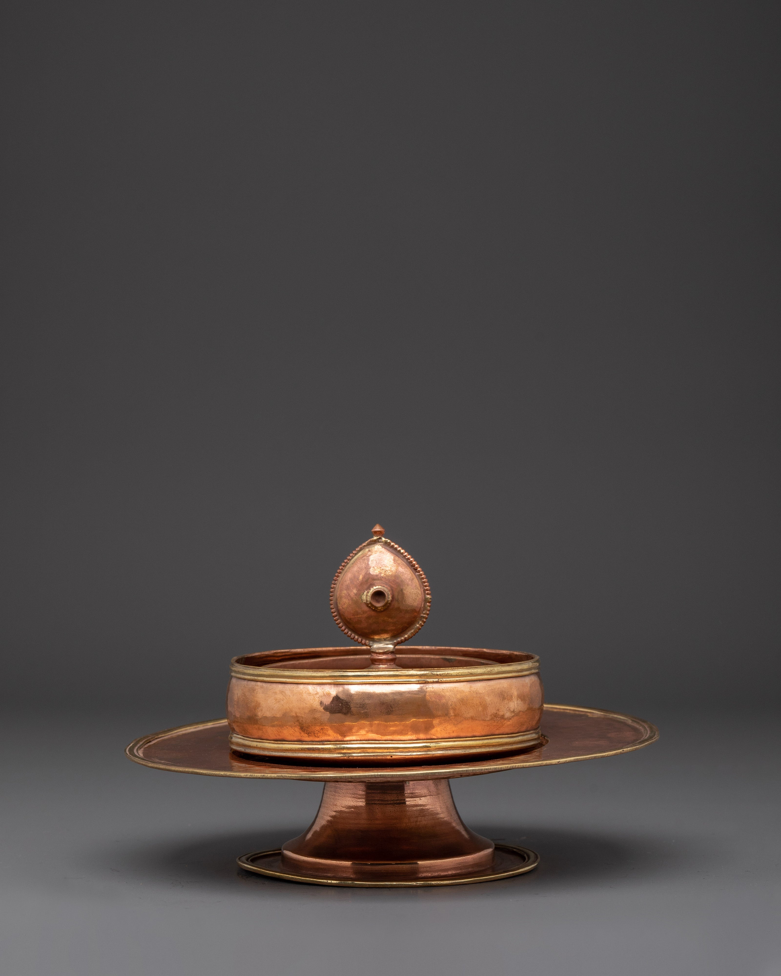 Handmade Copper Mandala Artifact | Spiritual Symbol for Meditation & Rituals