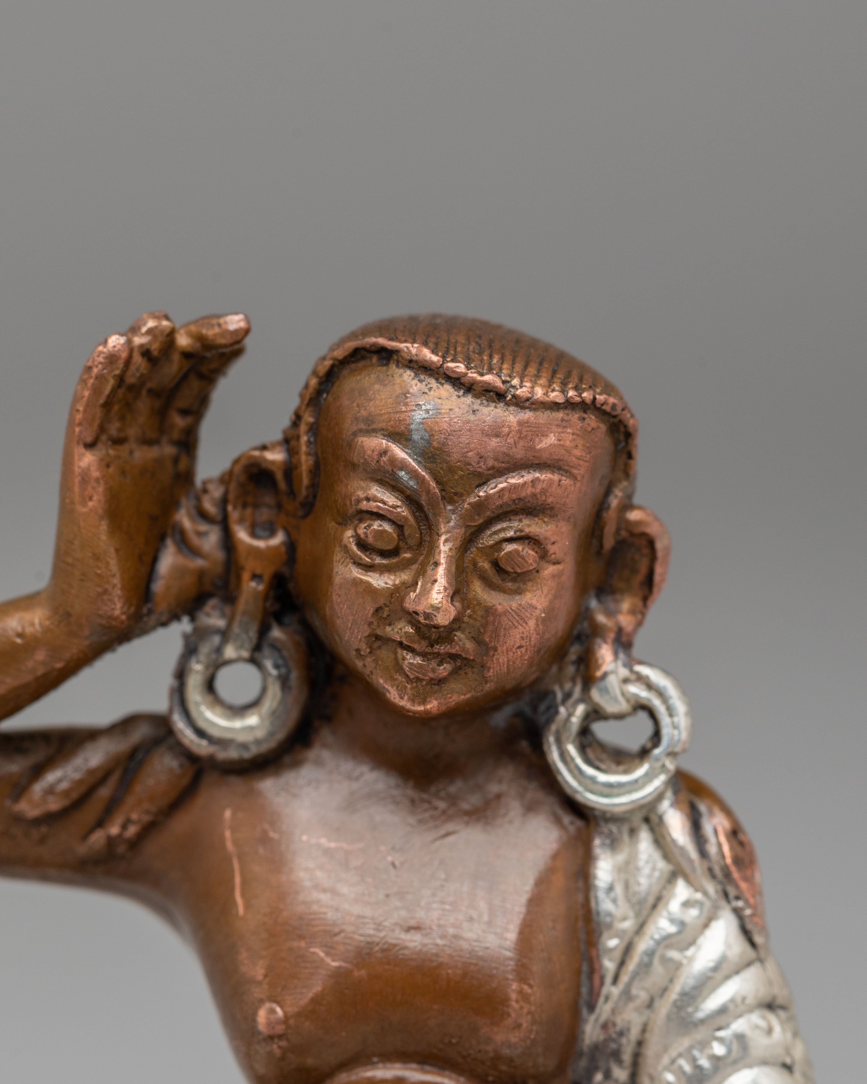 Handcrafted Milarepa Statue | Sacred Tibetan Art for Altar & Meditation