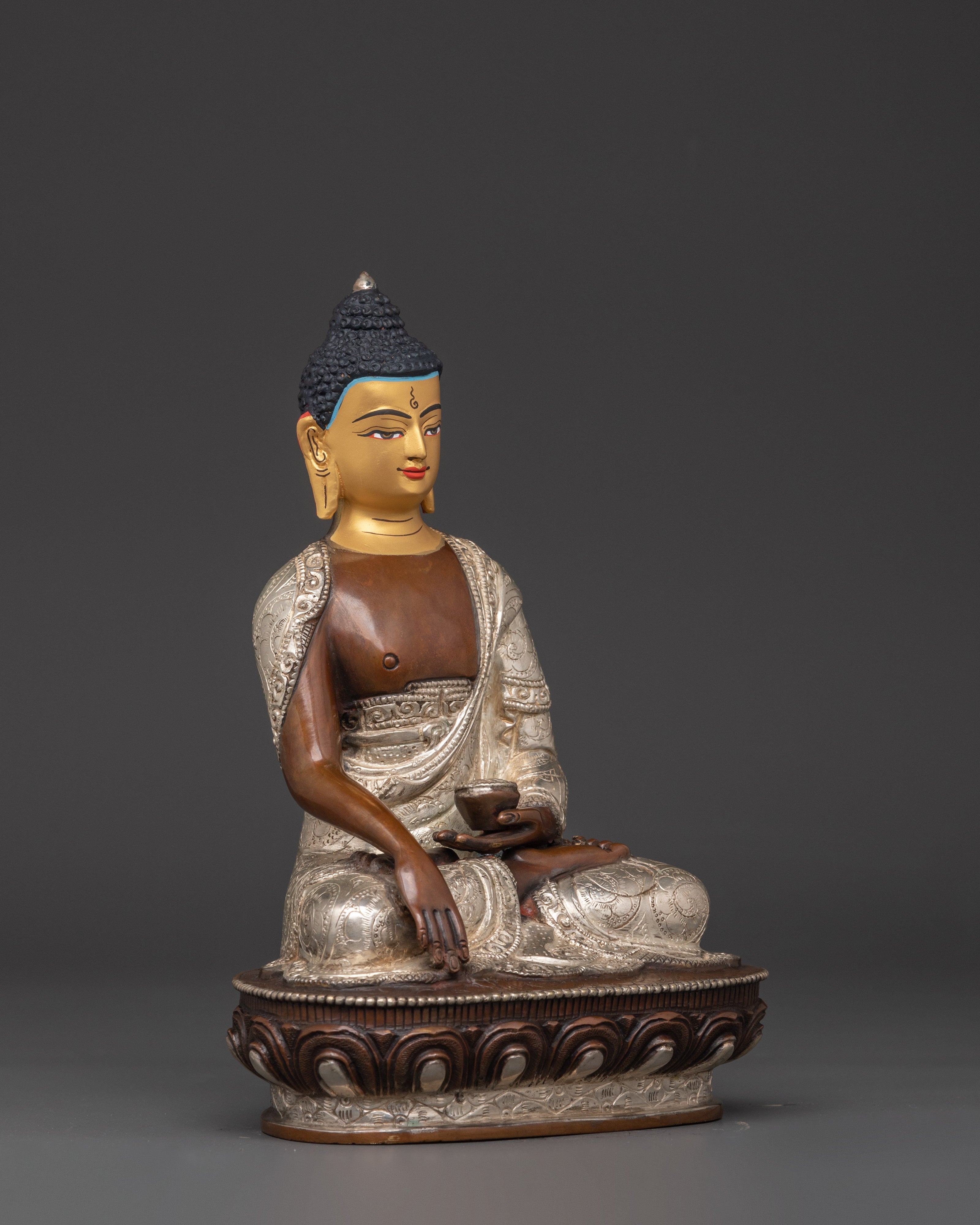 Sacred Buddha Shakyamuni Handcrafted Statue | Himalayan Spiritual Art