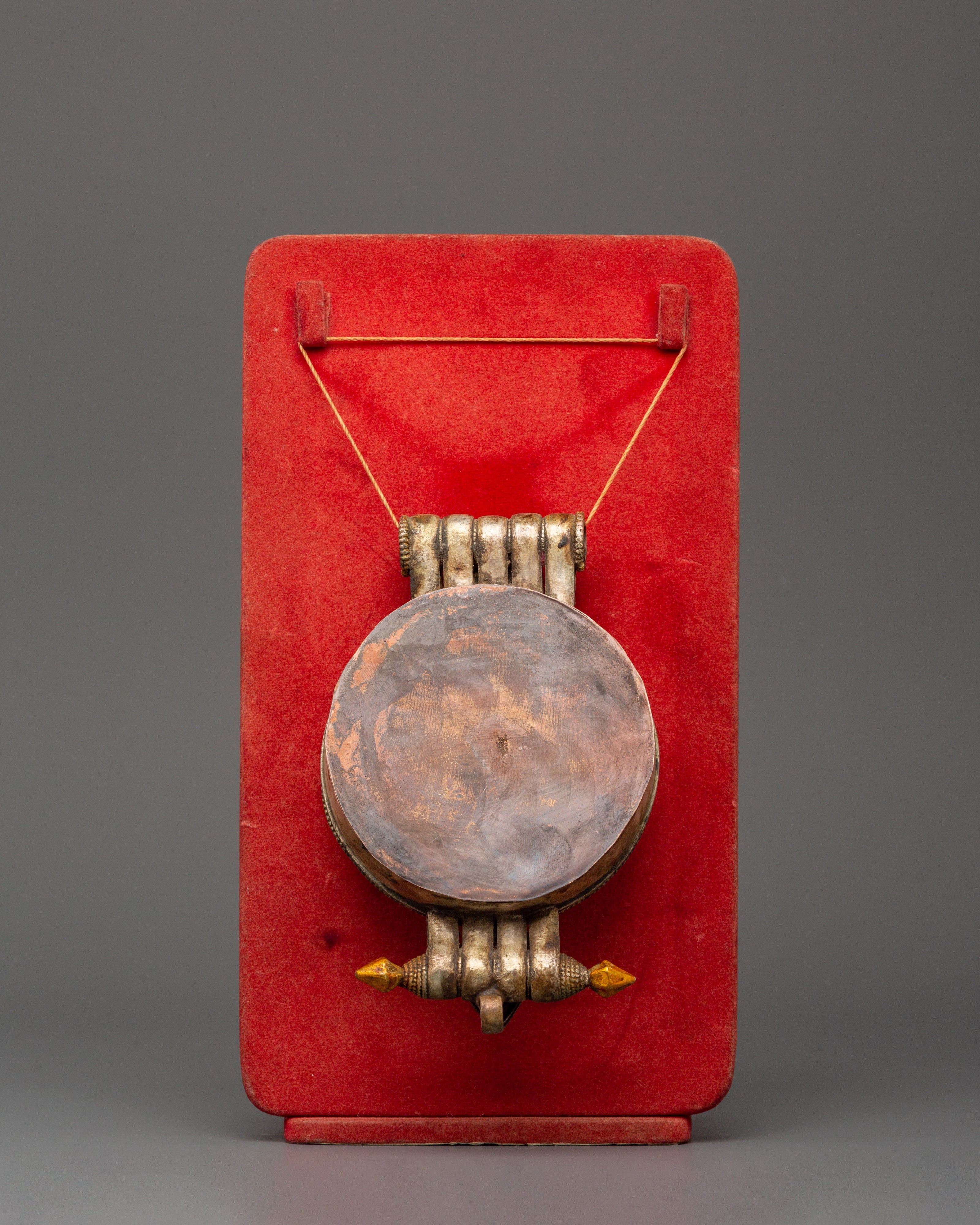 Traditional Sacred Ghau Box Locket | Buddhist Altar Accessory