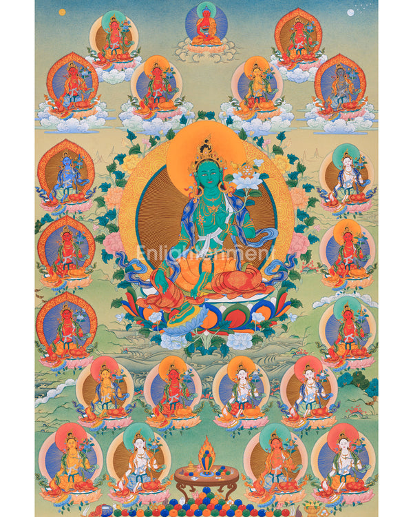 21 Taras | Goddesses of Compassion and Protection | Chandragomin Tradition