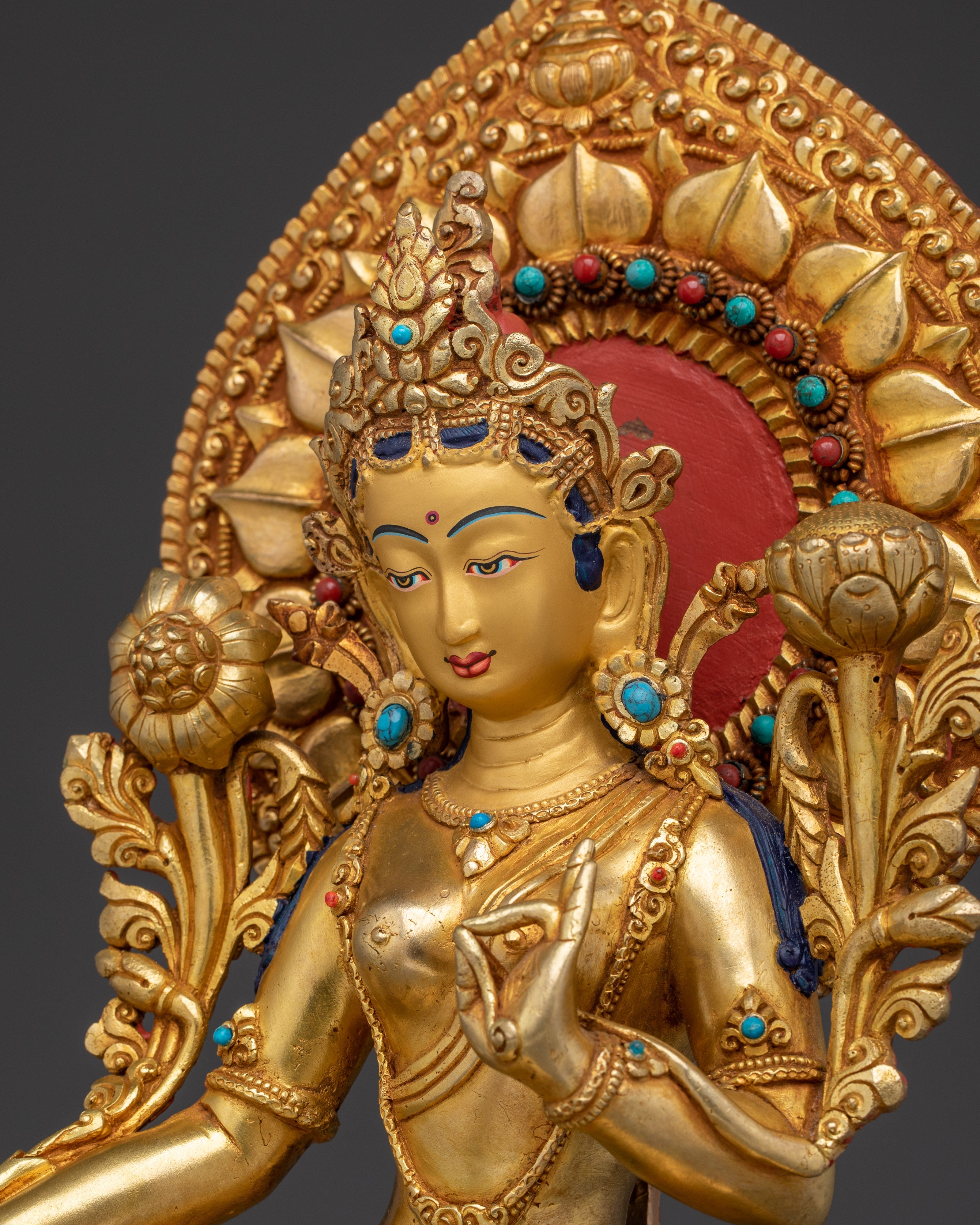 Sacred Feminine Energy of Green Tara Art | Compassionate Goddess