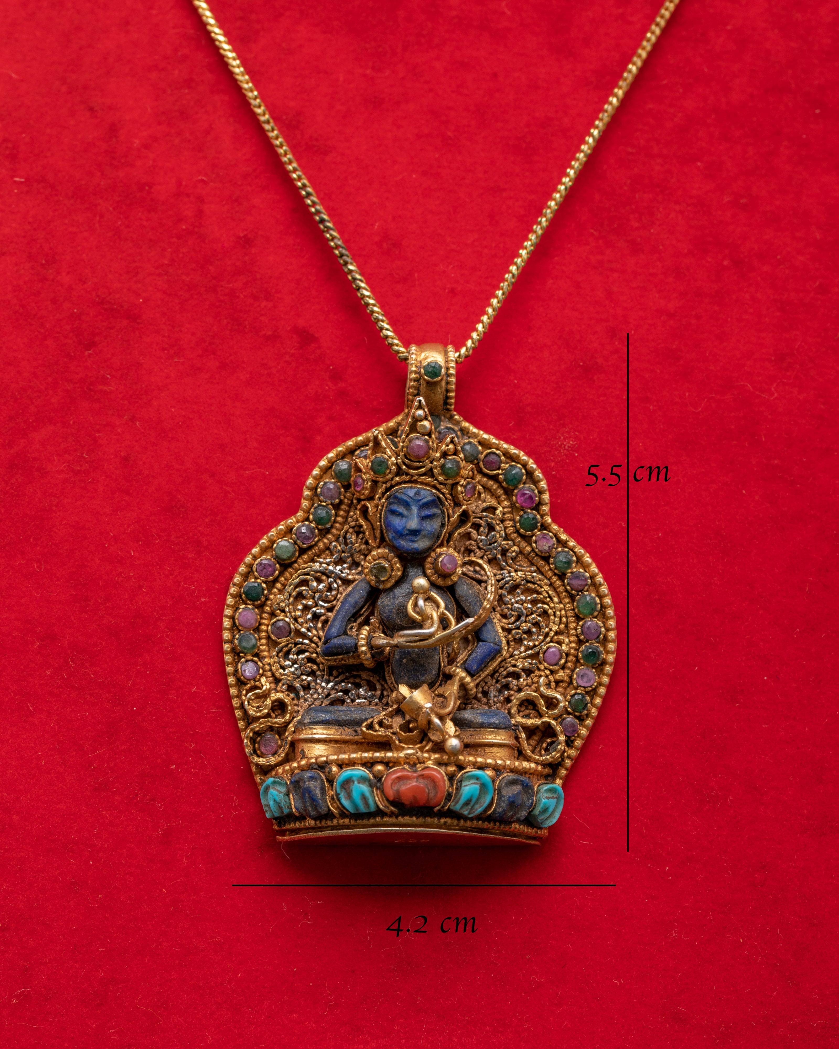 Sacred Vajrasattva Purification Pendant | Spiritual Jewelry for Protection