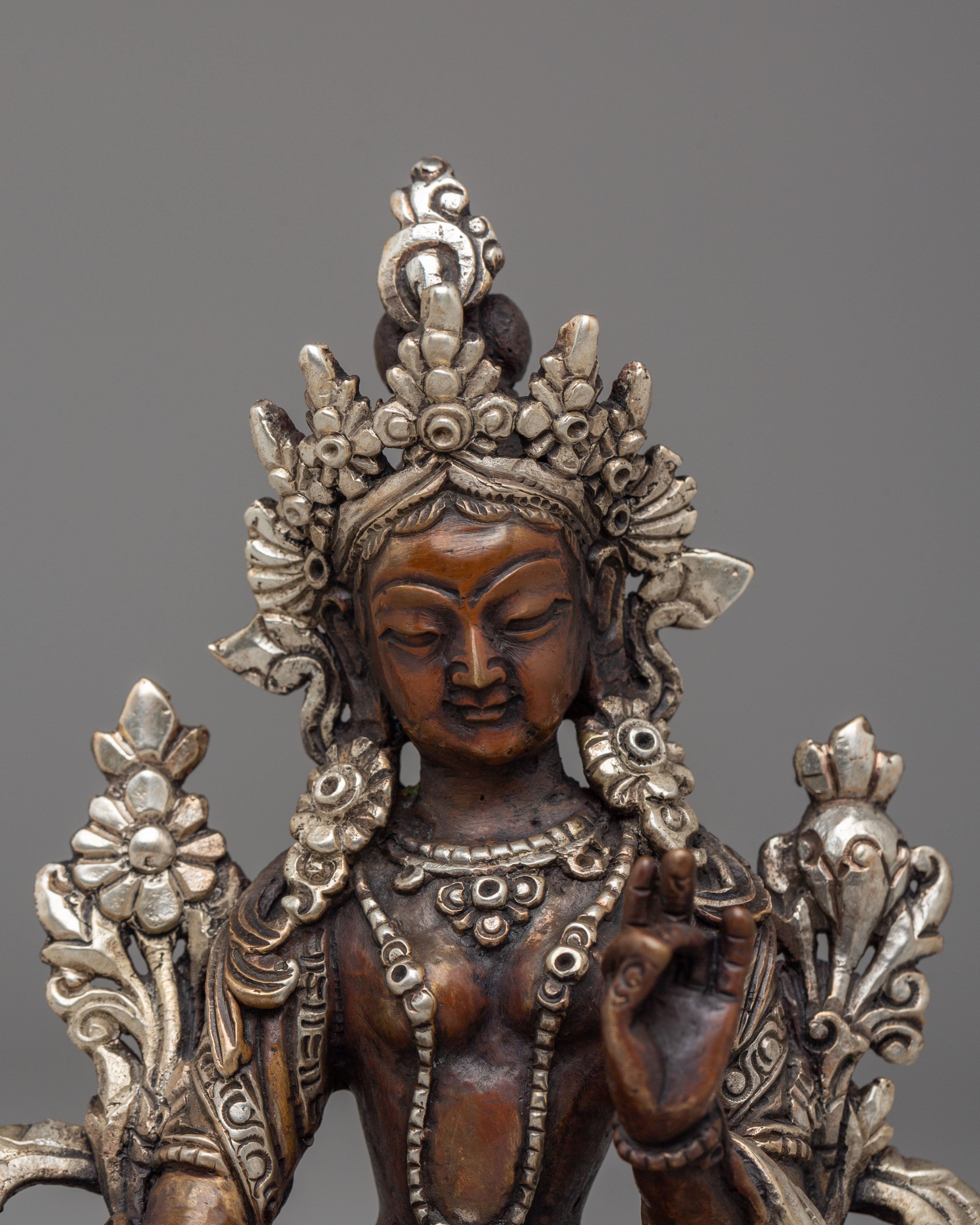 Handcrafted Shyama Tara Statue | Tibetan Buddhist Art