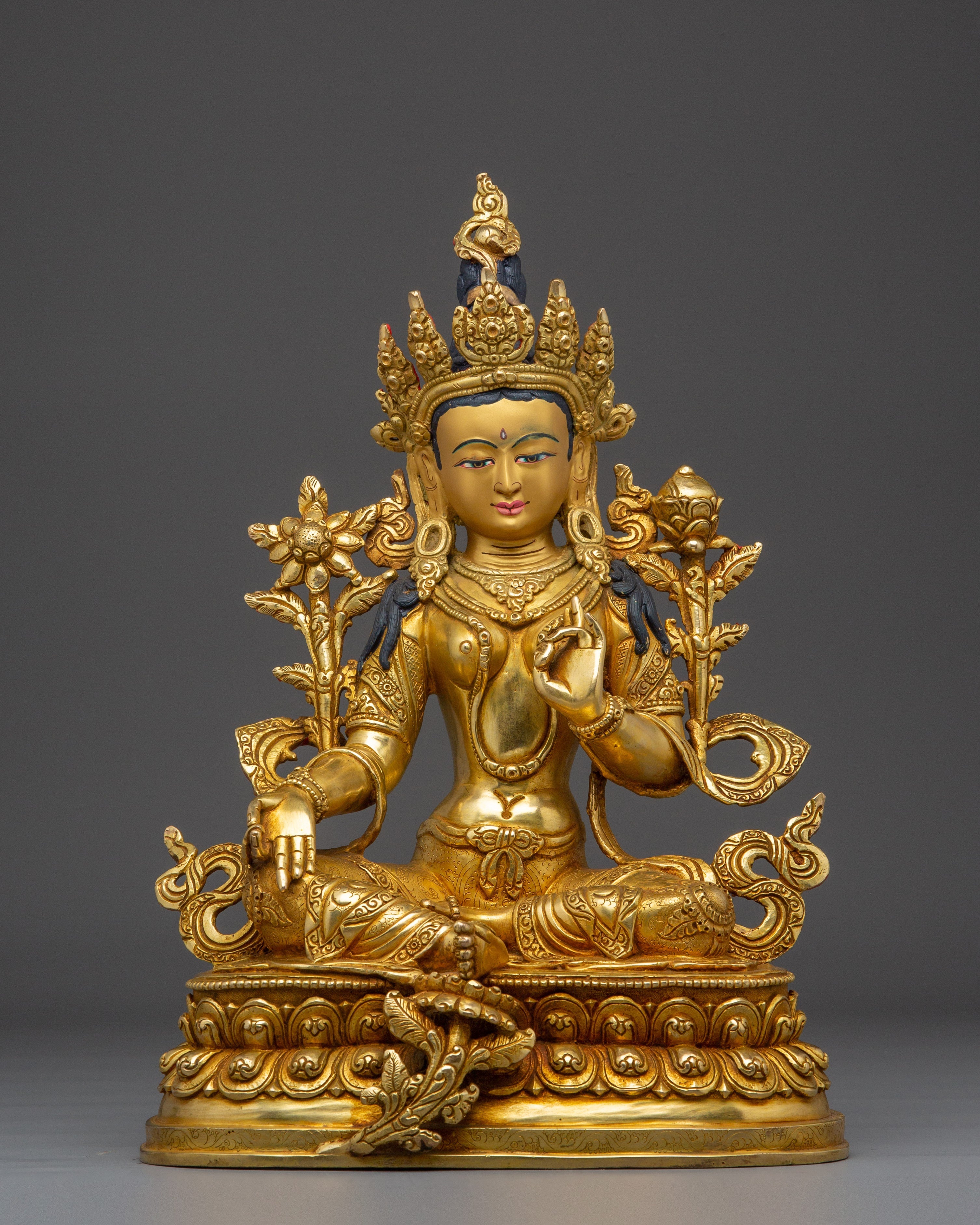 Shyama Tara Decor Statue | Green Tara - Mother of All Buddhas