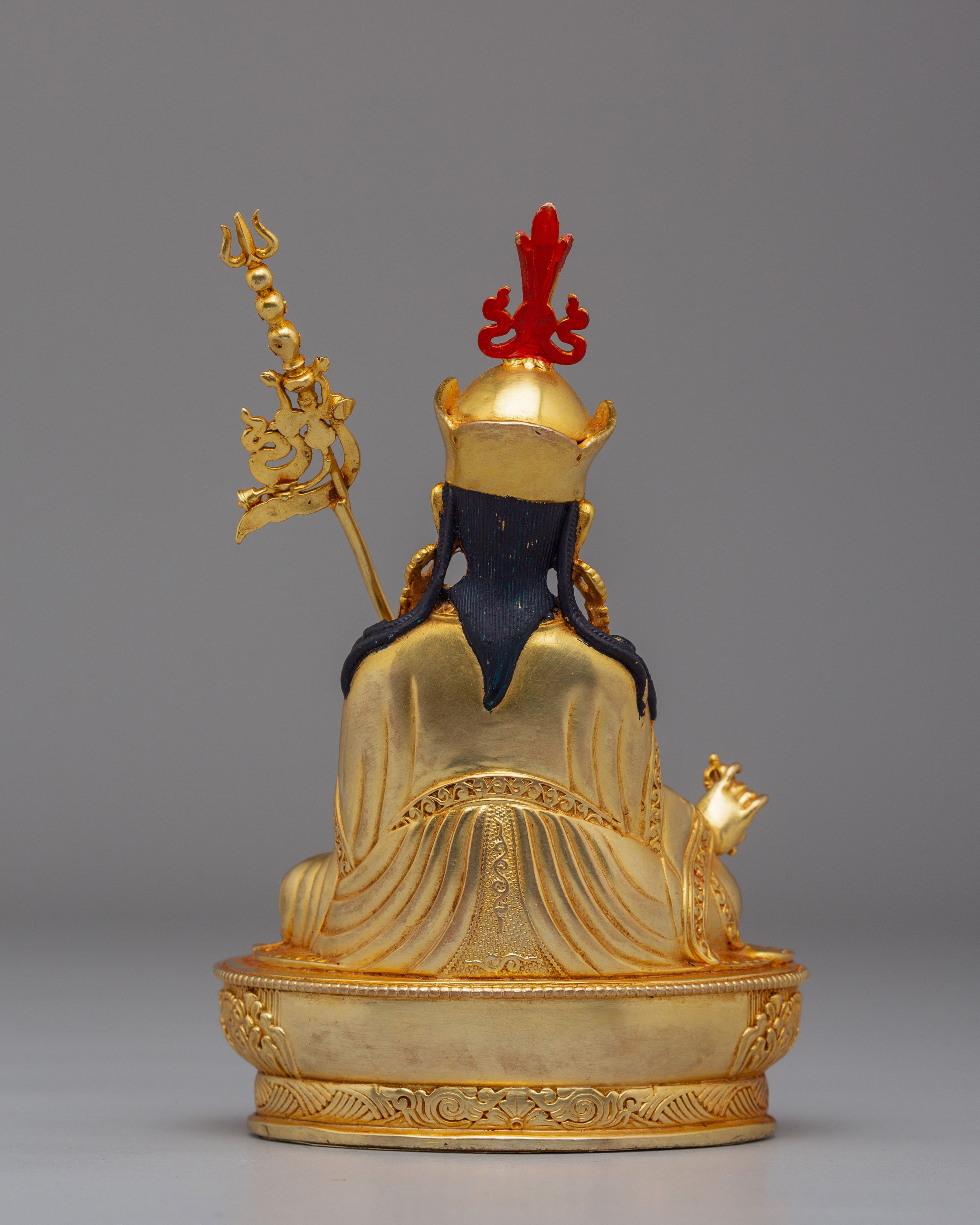 Handmade Buddha Dharma Sangha Statue Set | Tibetan Artwork