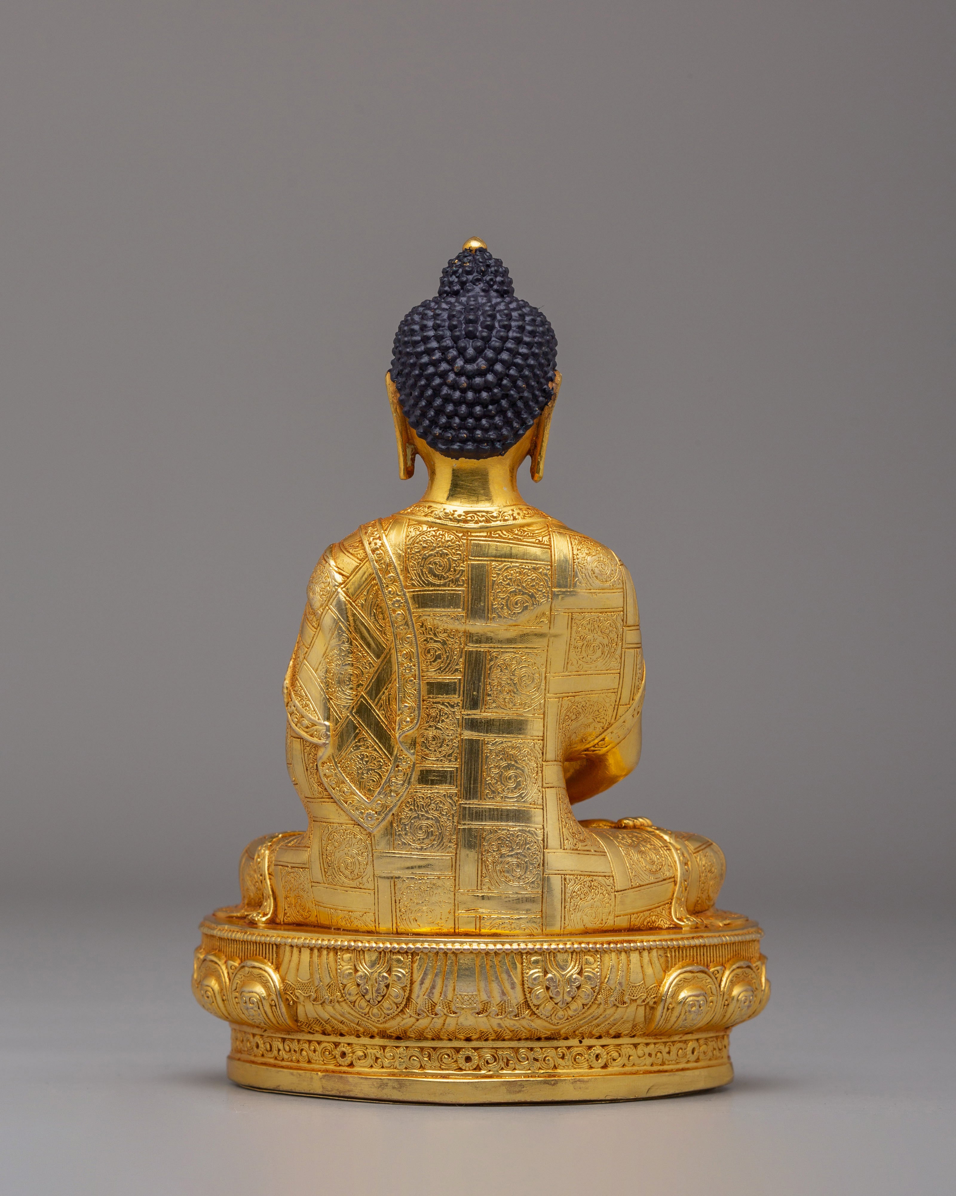 Handmade Buddha Dharma Sangha Statue Set | Tibetan Artwork