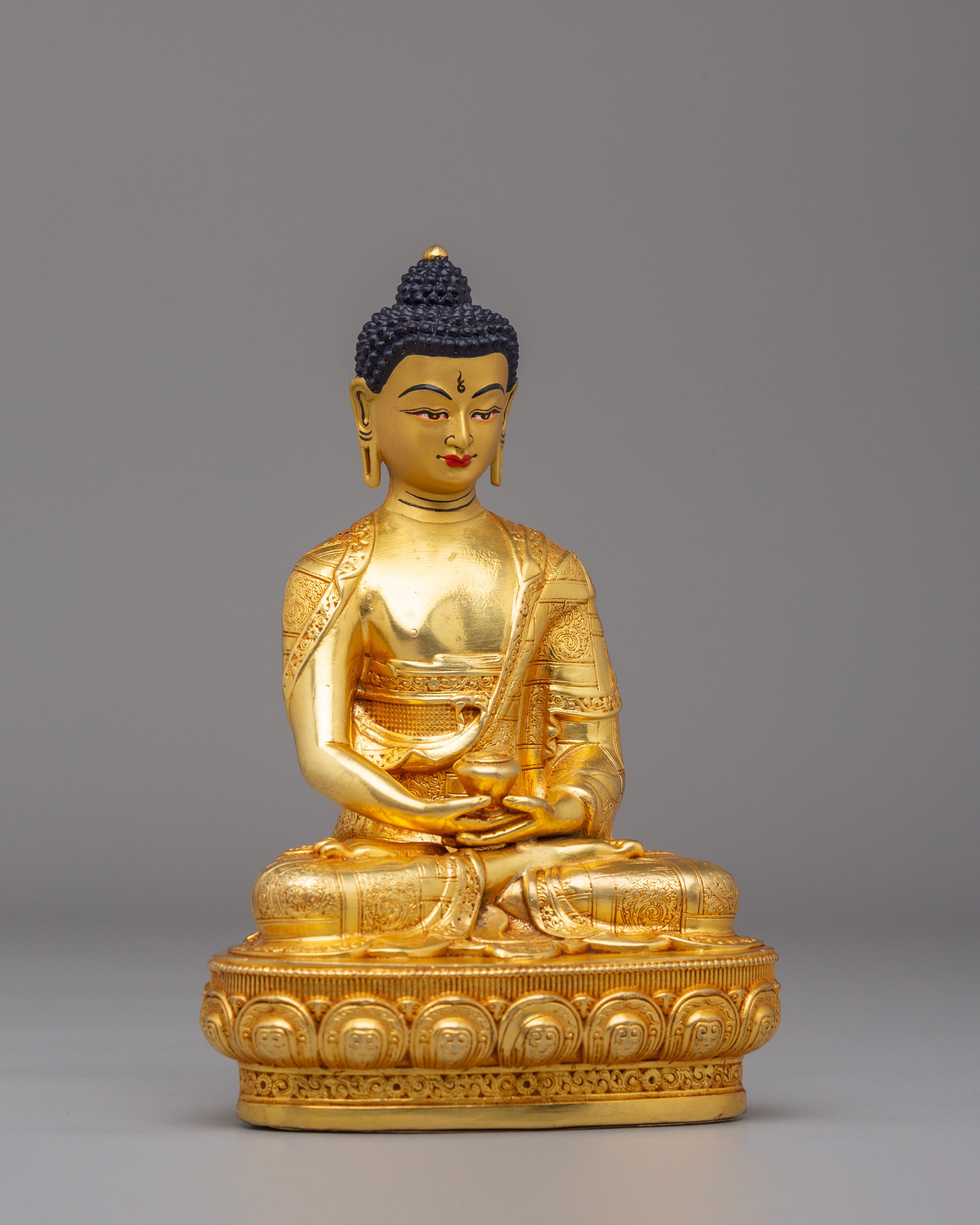Handmade Amitabha Buddha Buddhist Statue | Sacred Artwork for Meditation