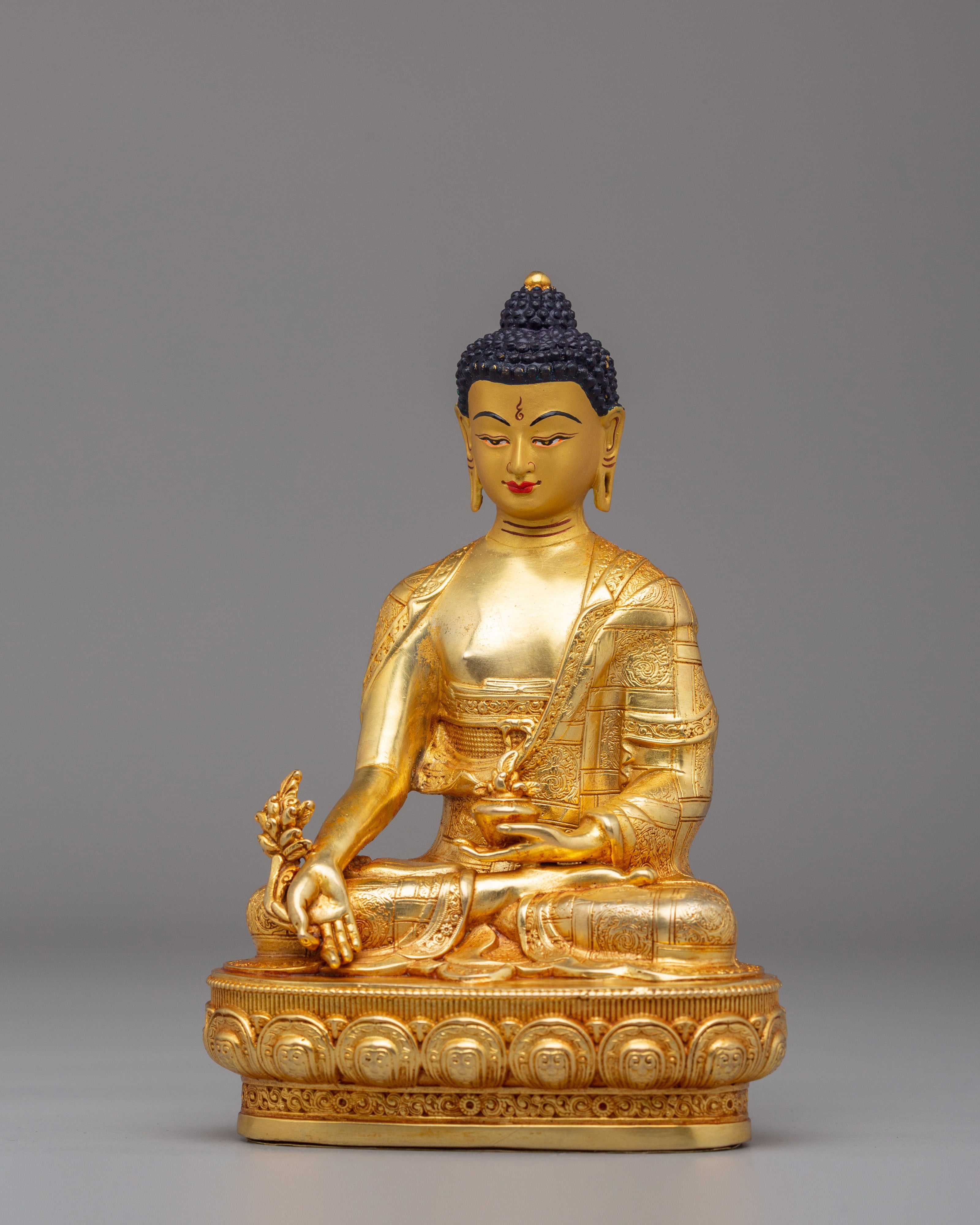 Handmade Medicine Buddha Buddhist Statue | Healing & Spiritual Decor