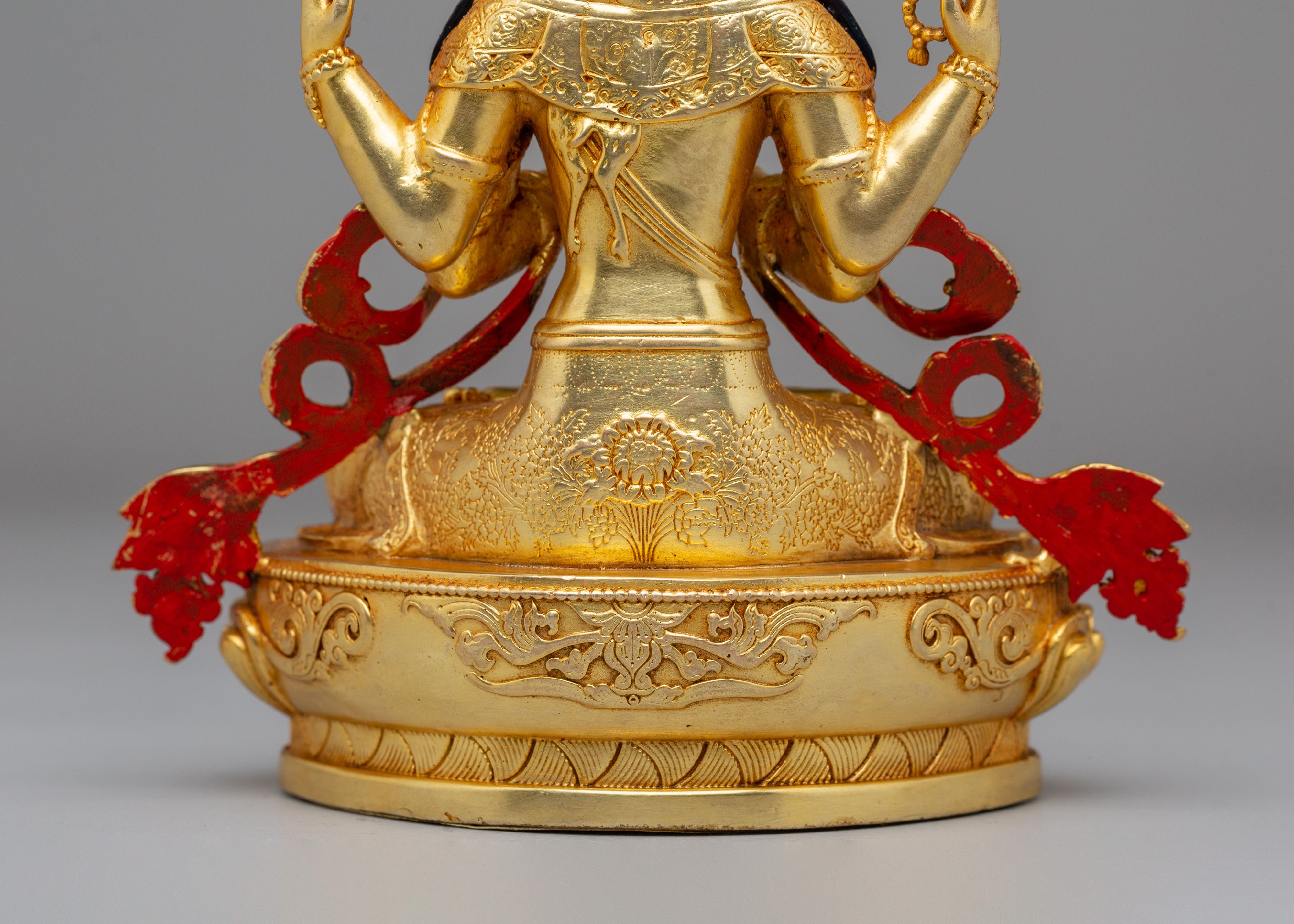 Handmade Chenrezig Buddhist Statue | Compassionate Bodhisattva