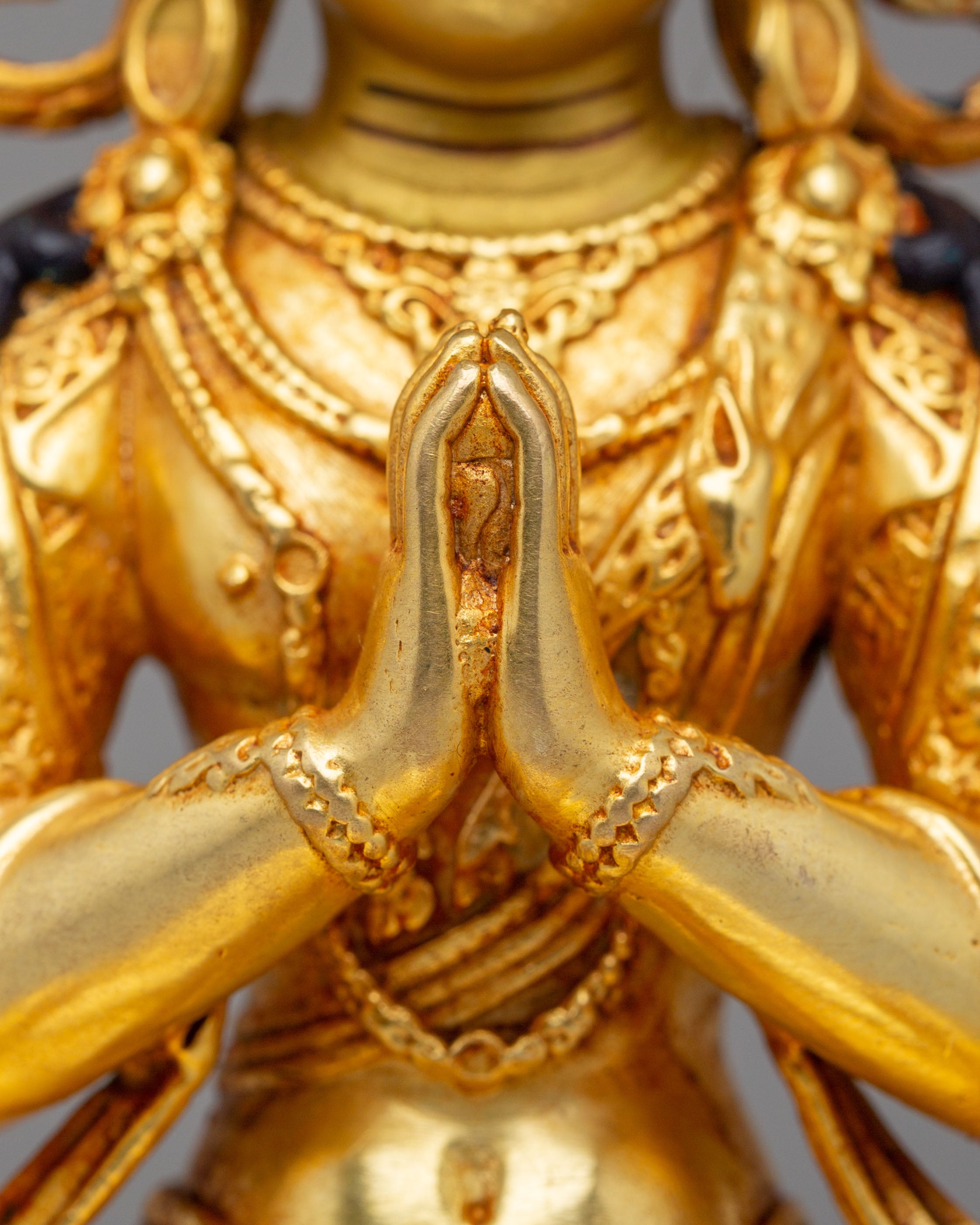 Handmade Chenrezig Buddhist Statue | Compassionate Bodhisattva