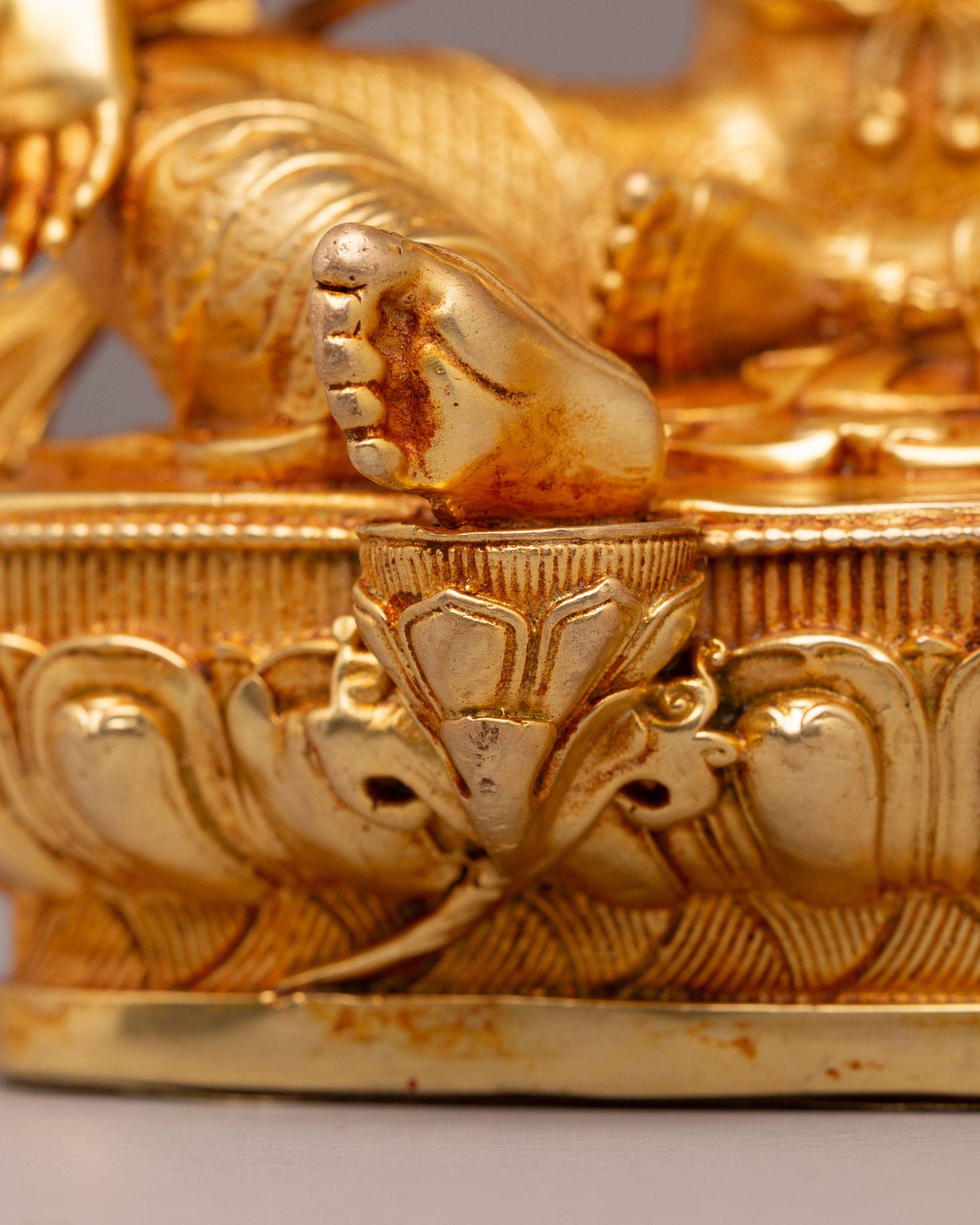 Handmade Green Tara Buddhist Statue | Serene Figure for Meditation & Spiritual Decor