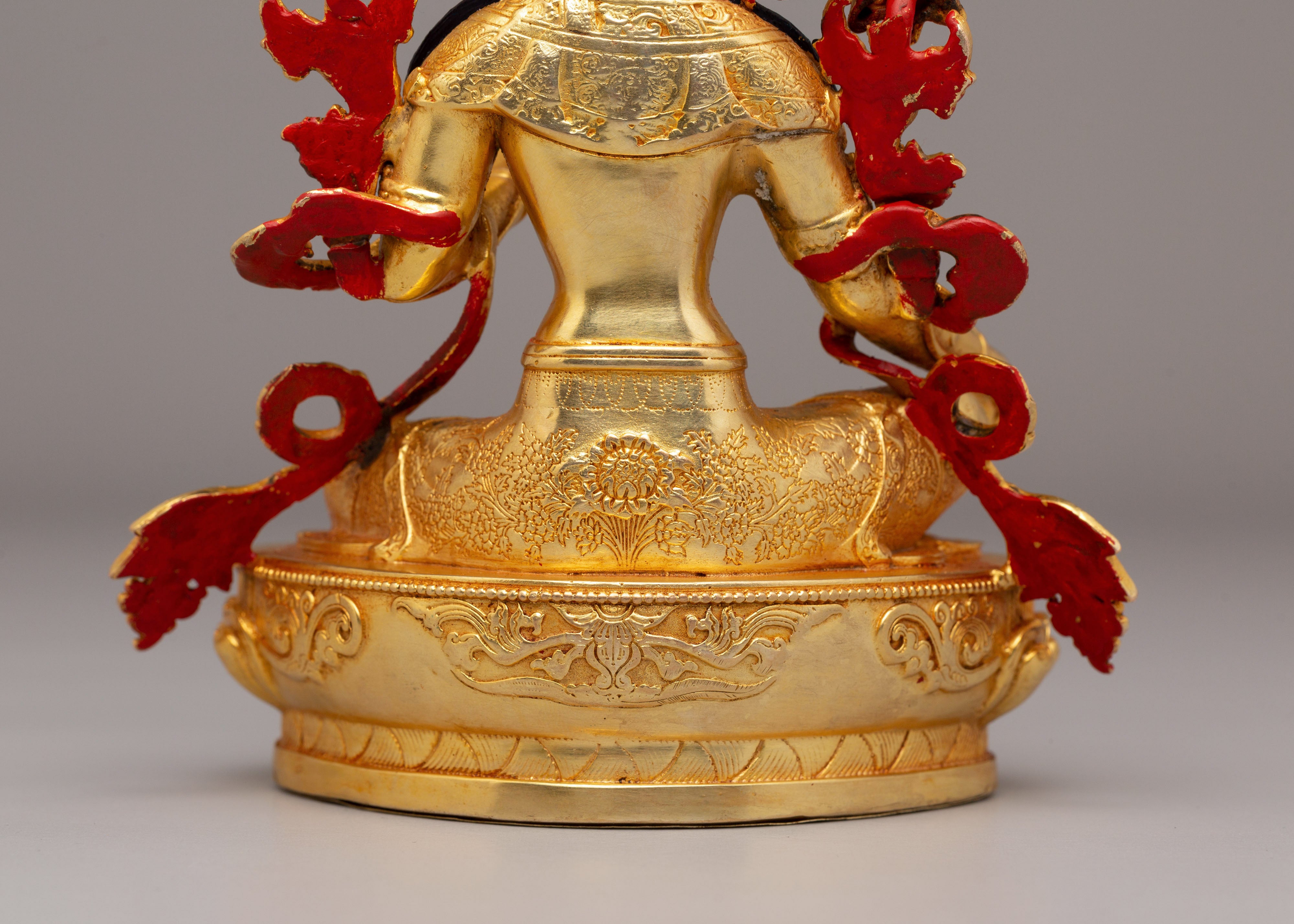 Handmade Green Tara Buddhist Statue | Serene Figure for Meditation & Spiritual Decor