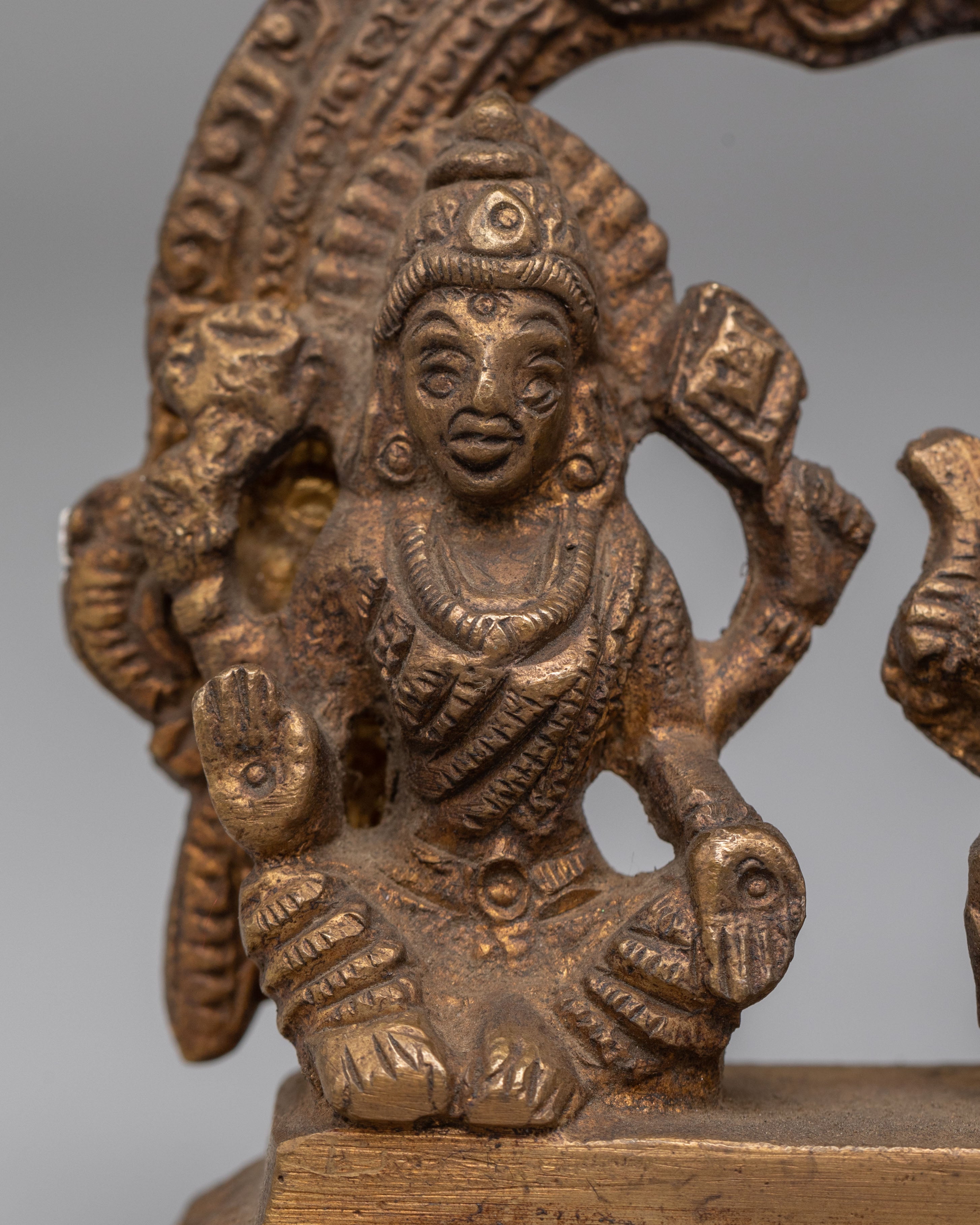 Laxmi and Lord Ganesha Statue Set | Brass Handcrafted Deity Sculpture