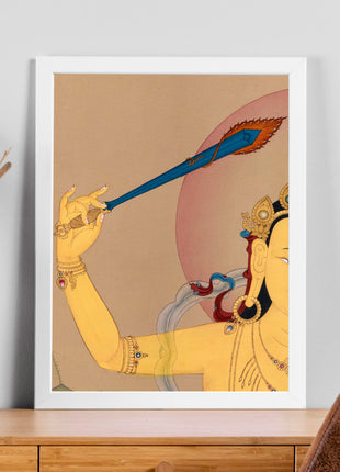 Manjushri’s Sword of Wisdom | Spiritual Enlightenment Art