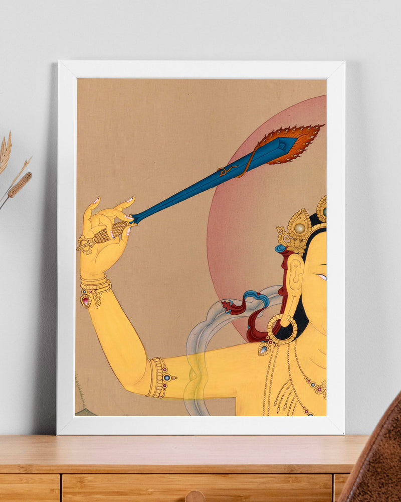 Manjushri’s Sword of Wisdom | Spiritual Enlightenment Art