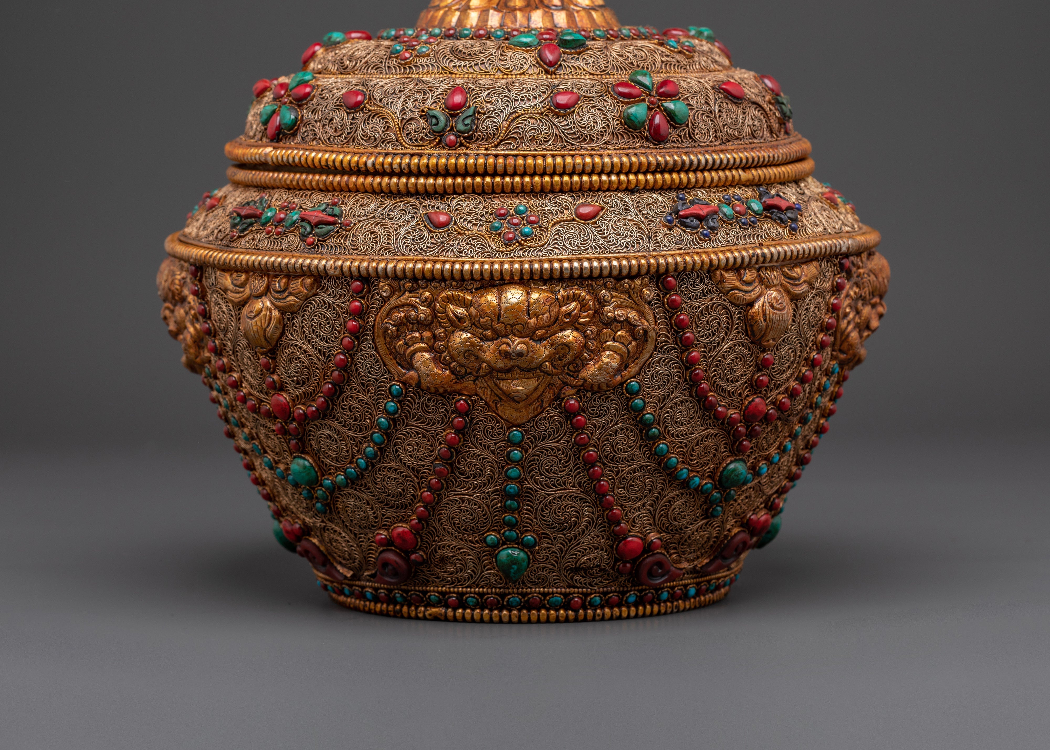 Traditional Ceremonial Rice Pot | Spiritual Ritual and Offering Pot
