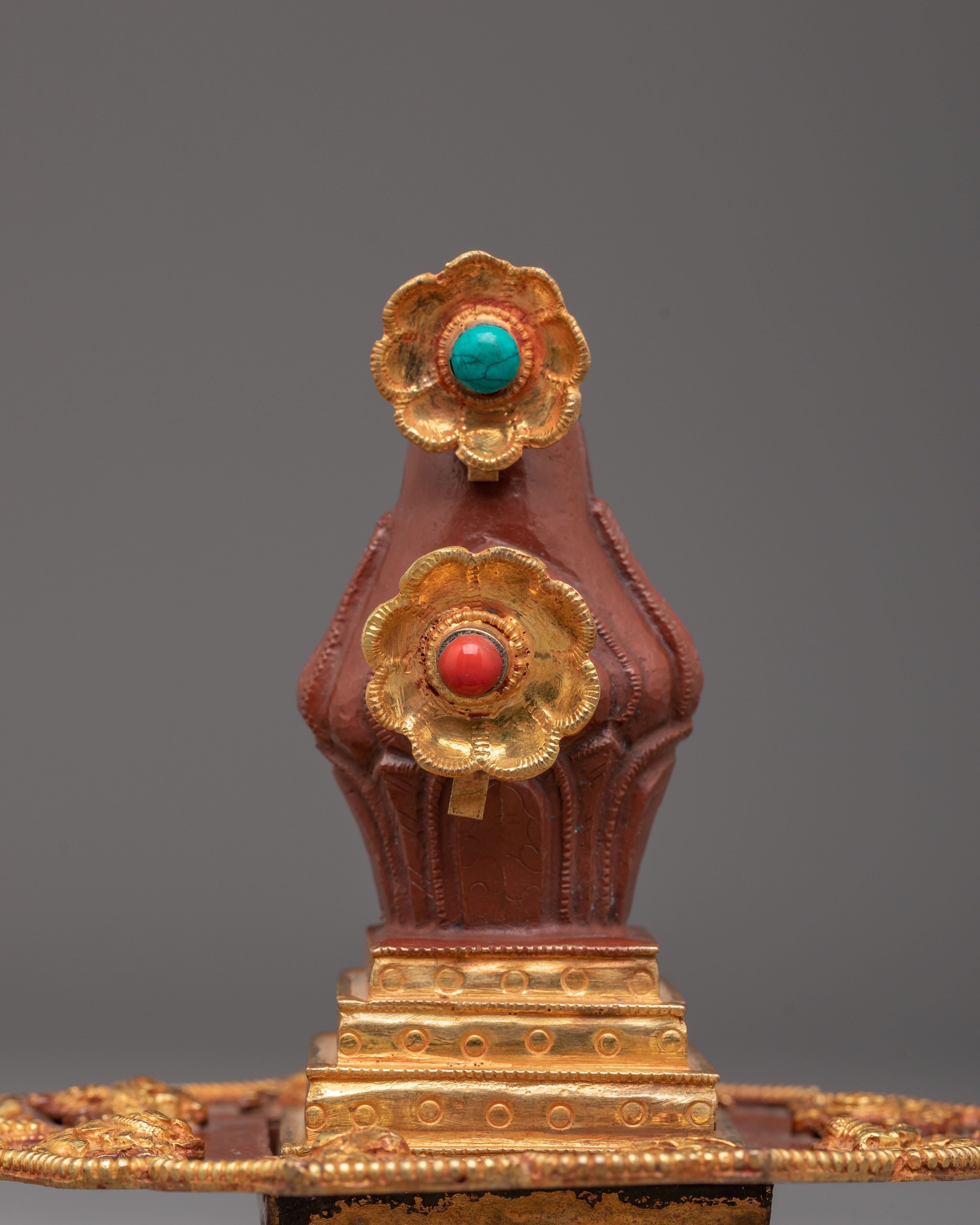 Traditional Buddhist Long Life Vase | Buddhist Copper Vase