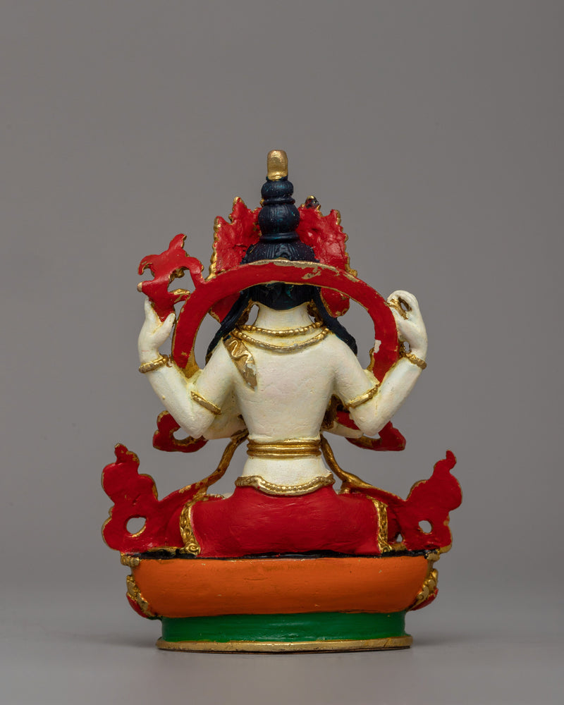 Beautifully handcrafted Chenrezig statue |  Meditation and Altar Decor