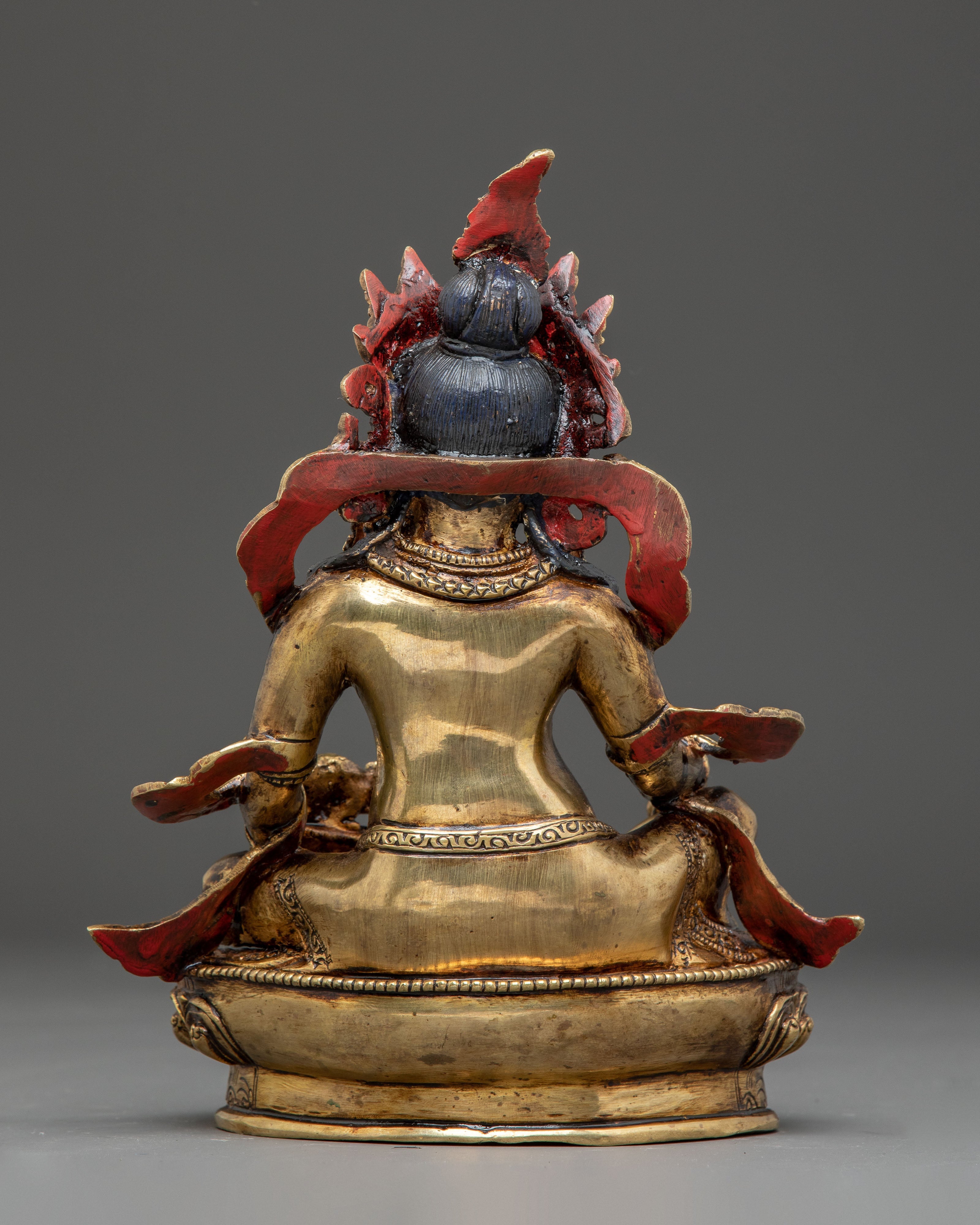 Golden Wealth Deity Dzambhala Statue | The Lord of Abundance