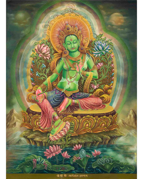 green-tara-canvas-print