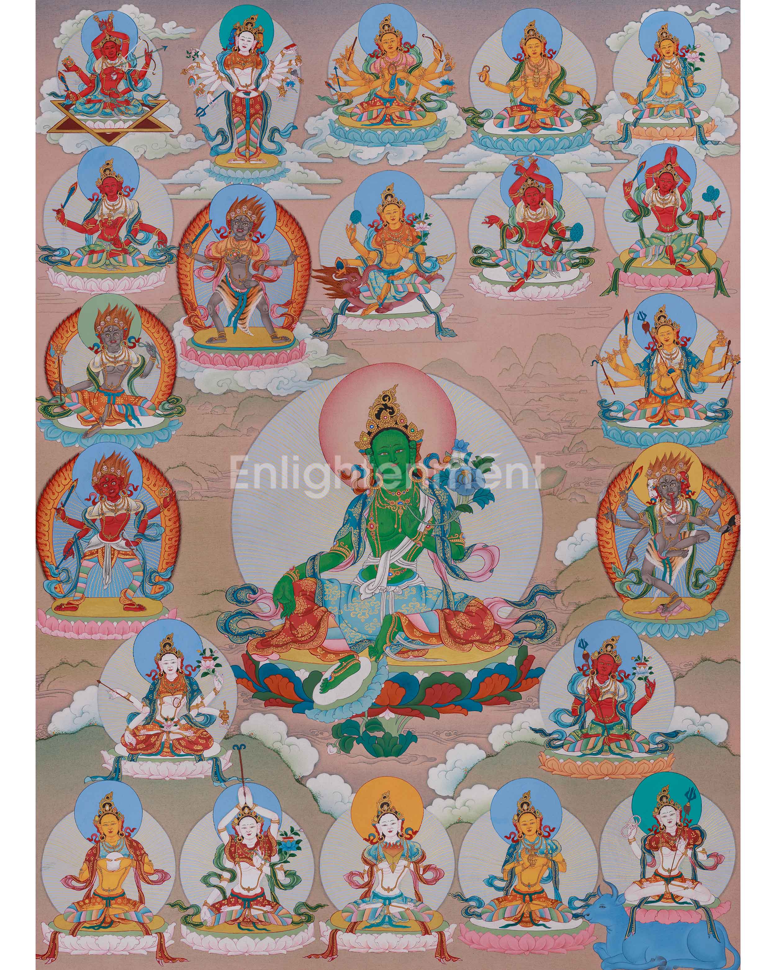 21 Tara Healing Thangka