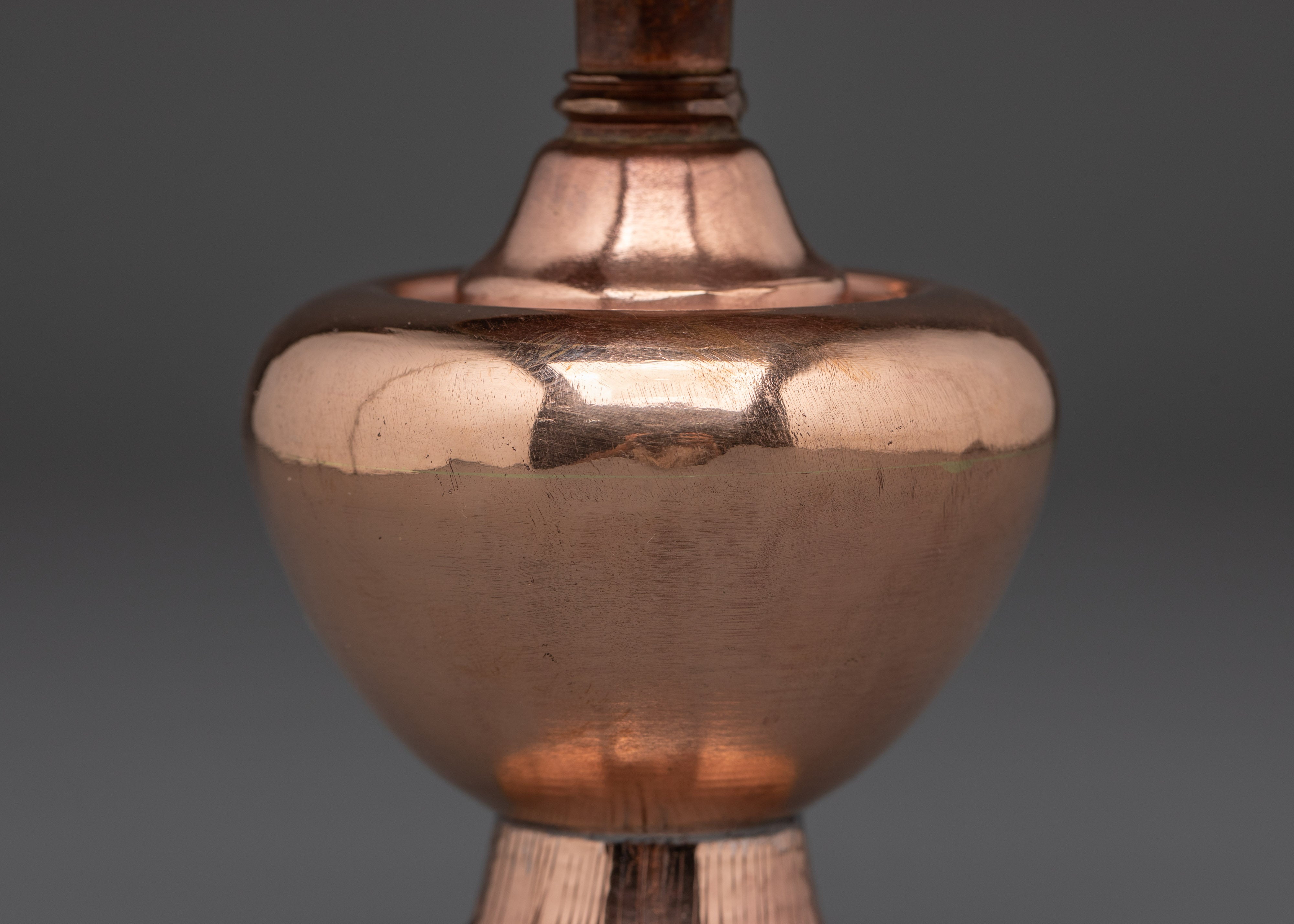Handmade Altar Ritual Bhumba | Traditional Copper Buddhist Offering Vase