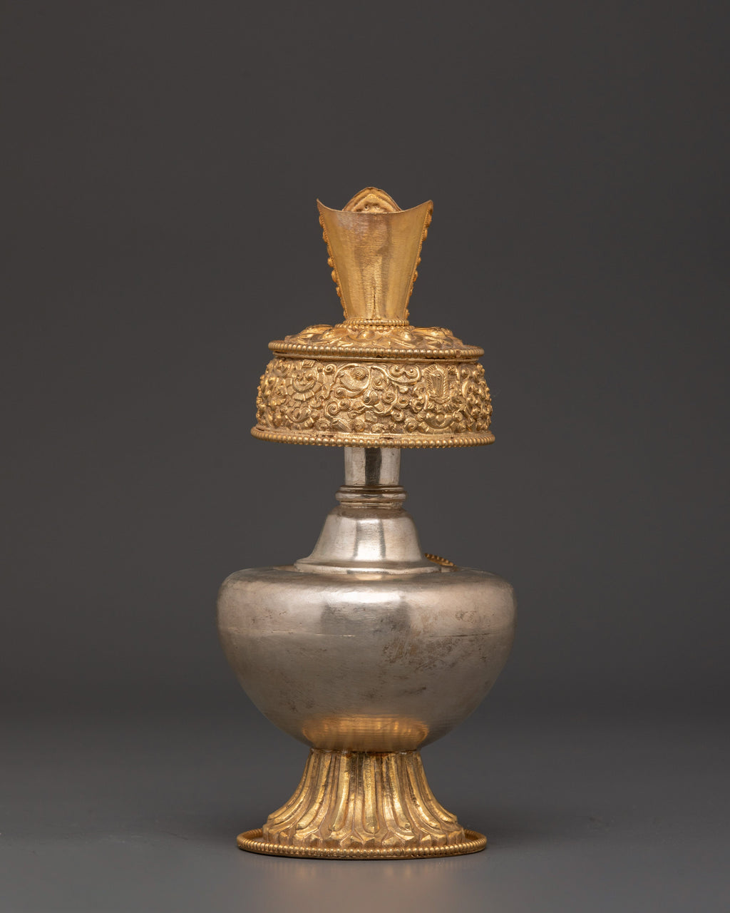 Tibetan Copper Bumba Vessel | Handcrafted Sacred Ritual Water Pot