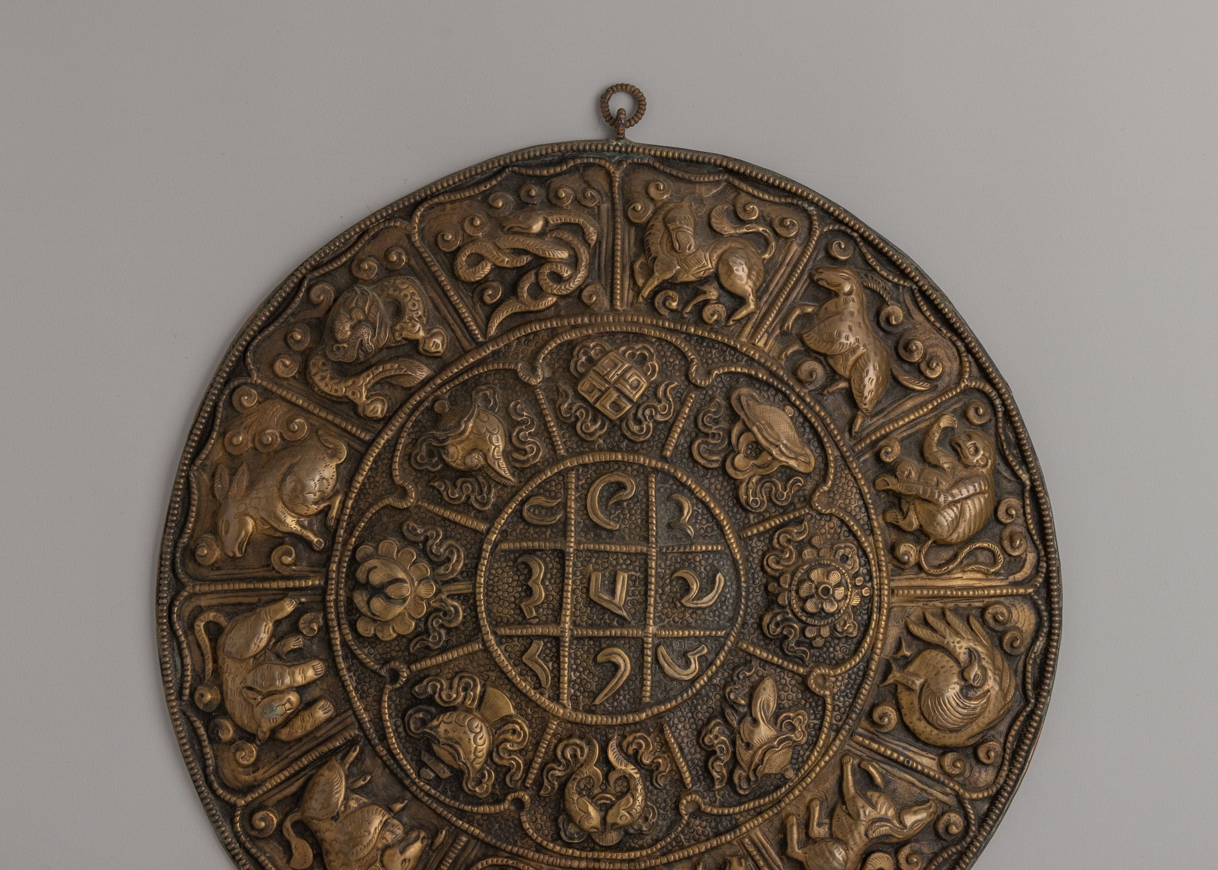 Buddhist Calendar Wall Hanging | A Spiritual Decorative Piece
