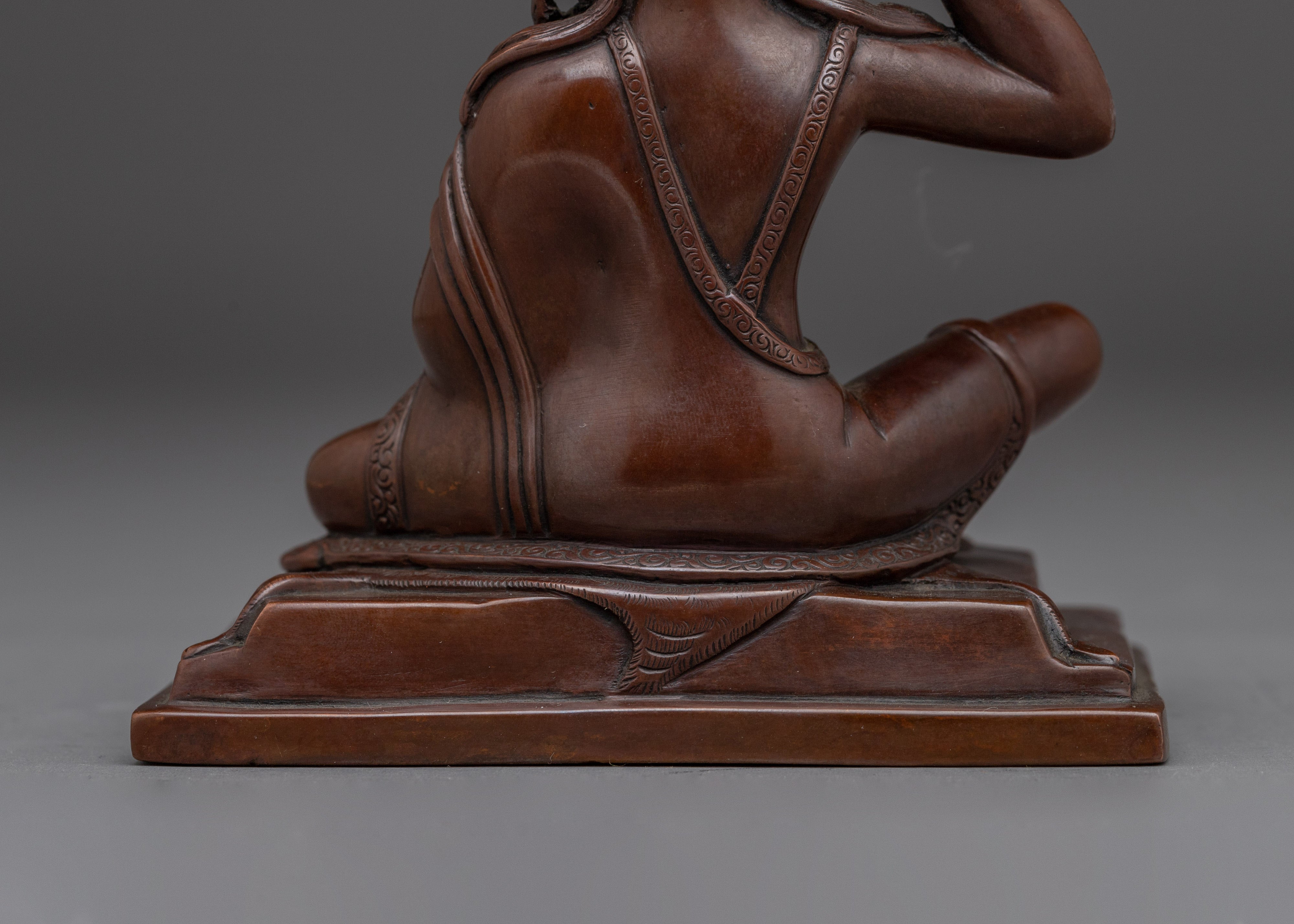 Singing Yogi Milarepa Sculpture | Renowned Tibetan Saint