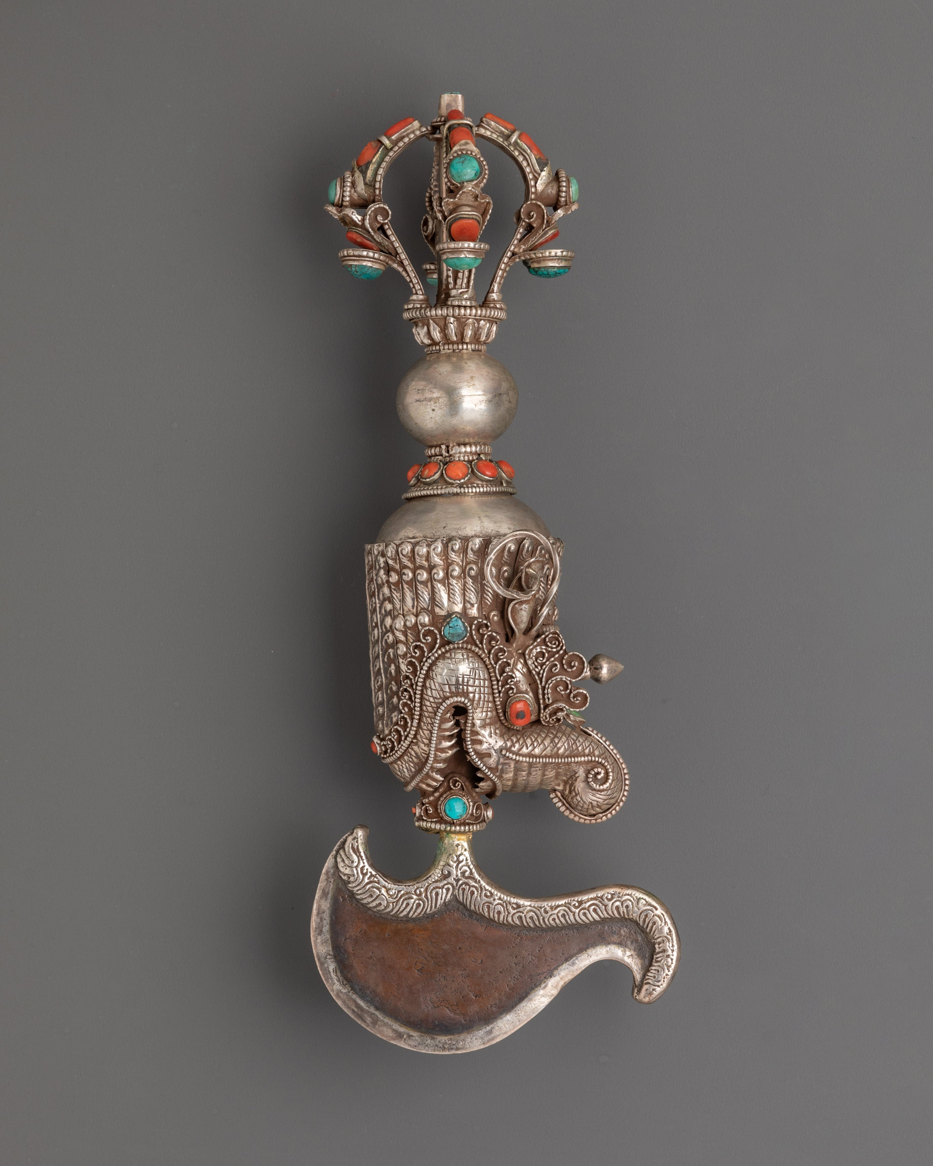 Tibetan Ceremonial Kartika Knife